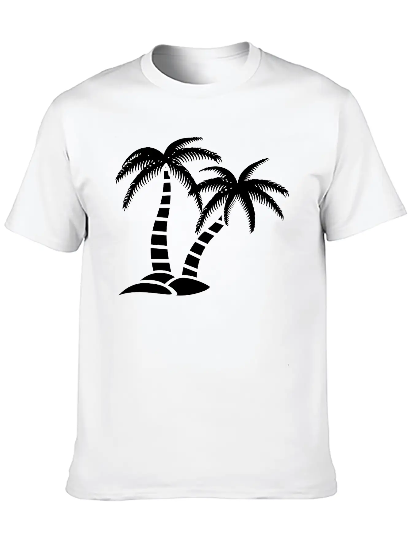 Palmtree Island Unisex Casual T-Shirt – Clean Design For Daily Comfort