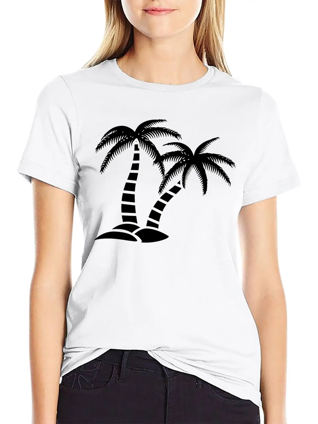 Palmtree Island Unisex Casual T-Shirt – Clean Design For Daily Comfort