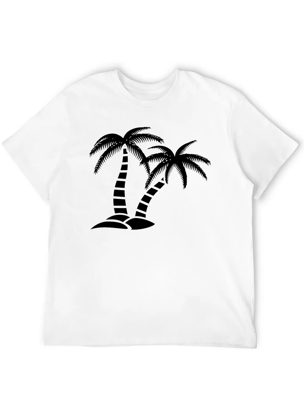 Palmtree Island Unisex Casual T-Shirt – Clean Design For Daily Comfort