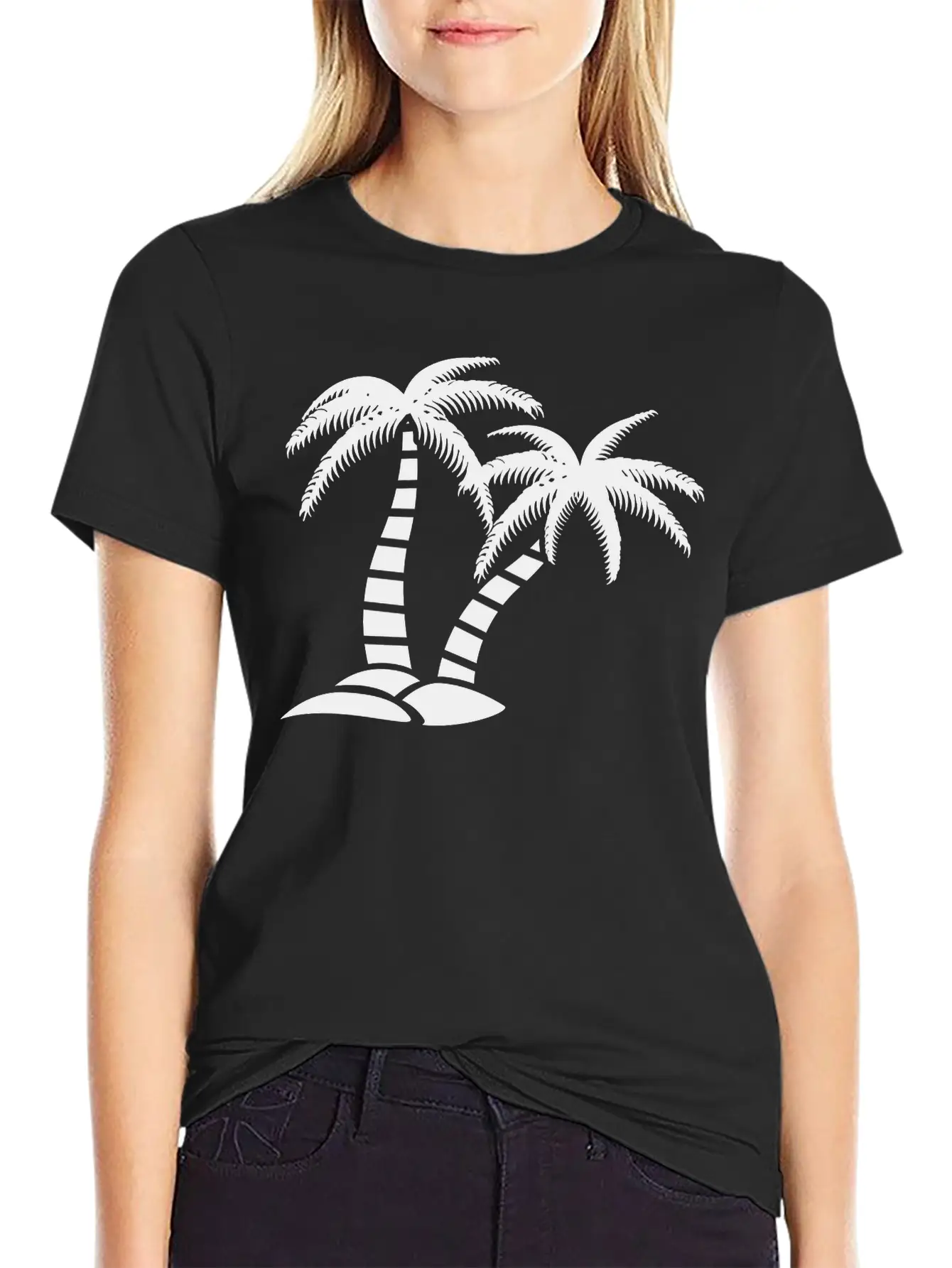 Palmtree Island Unisex Casual T-Shirt – Clean Design For Daily Comfort
