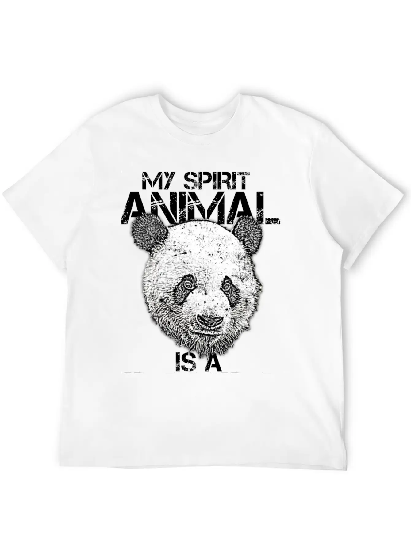 Panda Spirit Animal Breathable Soft Cotton T-Shirt – Timeless Casual Look