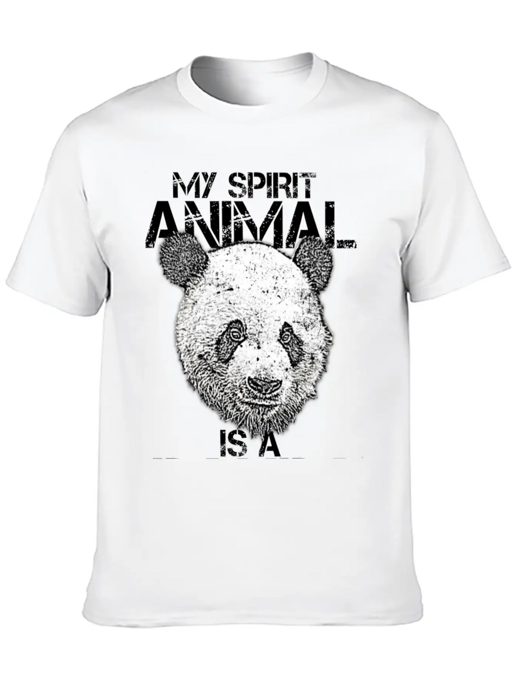 Panda Spirit Animal Breathable Soft Cotton T-Shirt – Timeless Casual Look