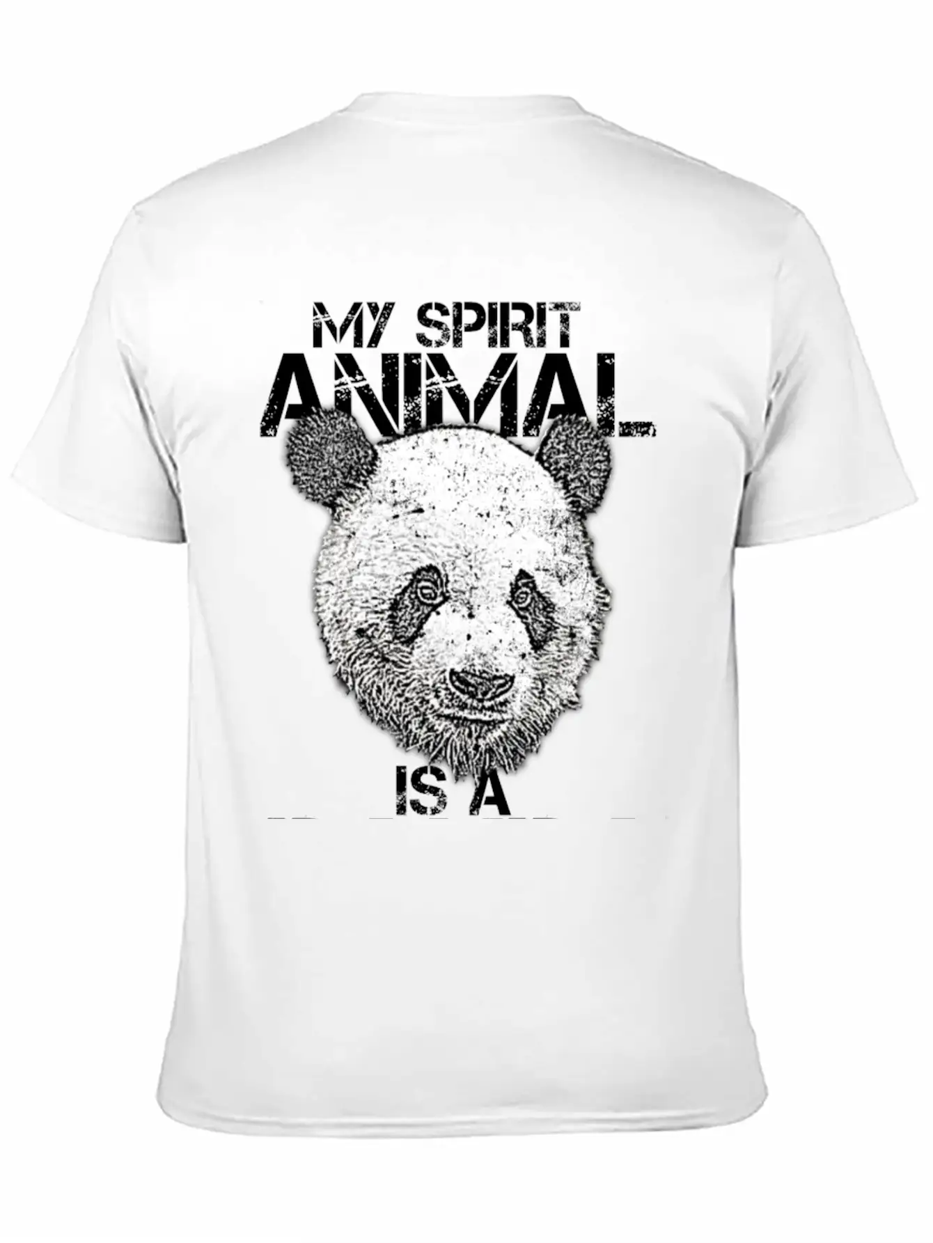 Panda Spirit Animal Breathable Soft Cotton T-Shirt – Timeless Casual Look