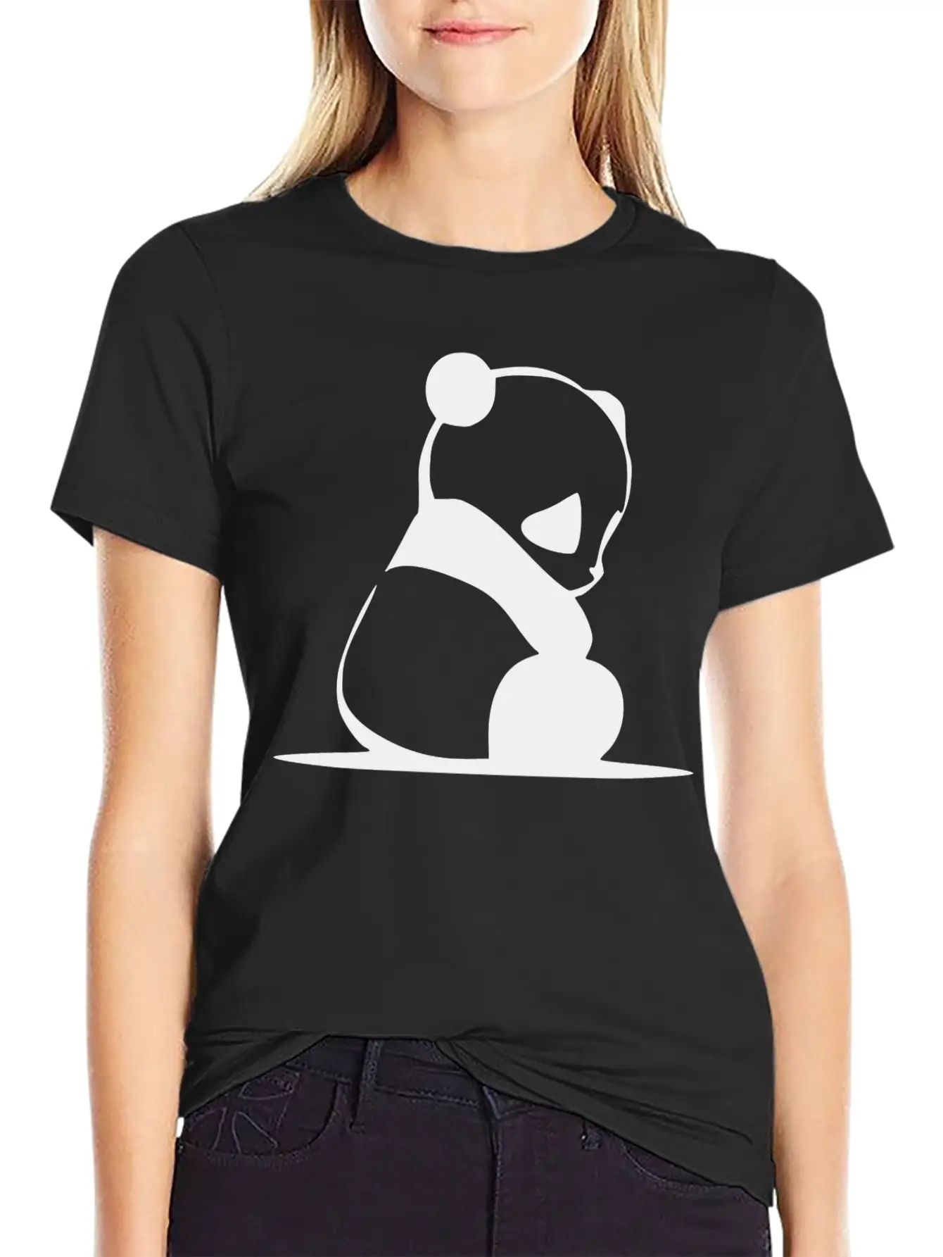 PANDA Unisex Casual T-Shirt – Clean Design For Daily Comfort