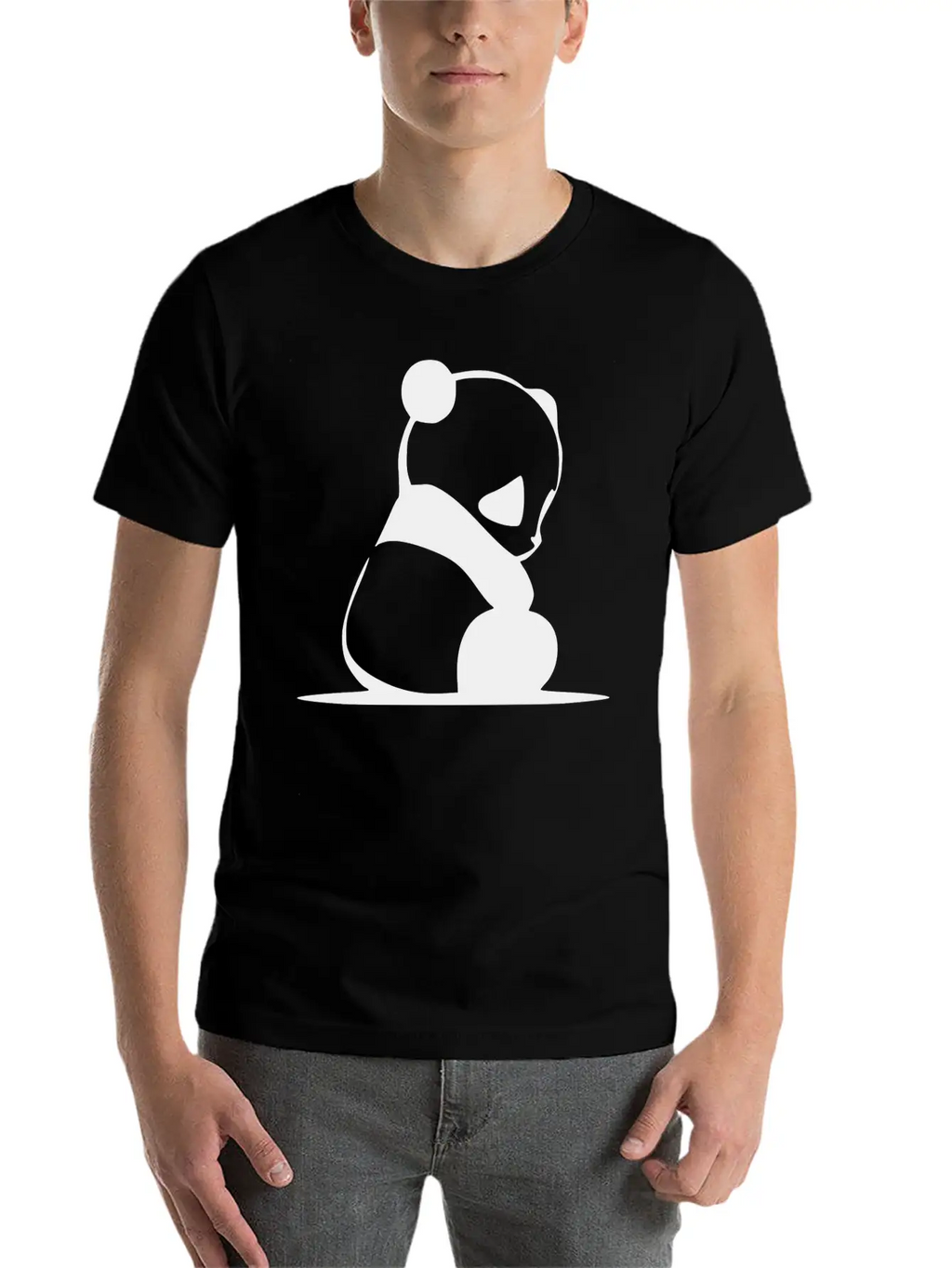 PANDA Unisex Casual T-Shirt – Clean Design For Daily Comfort