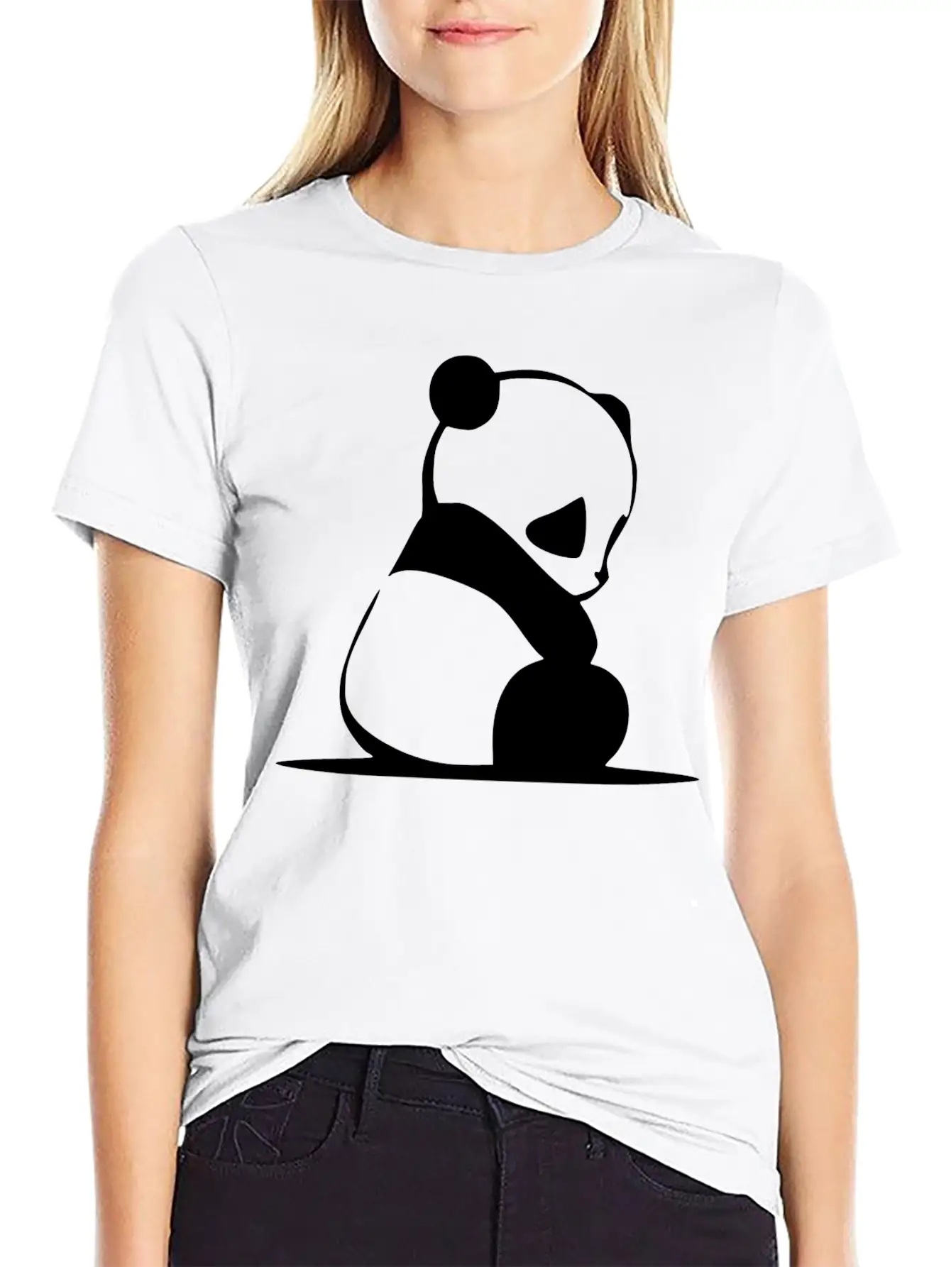 PANDA Unisex Casual T-Shirt – Clean Design For Daily Comfort