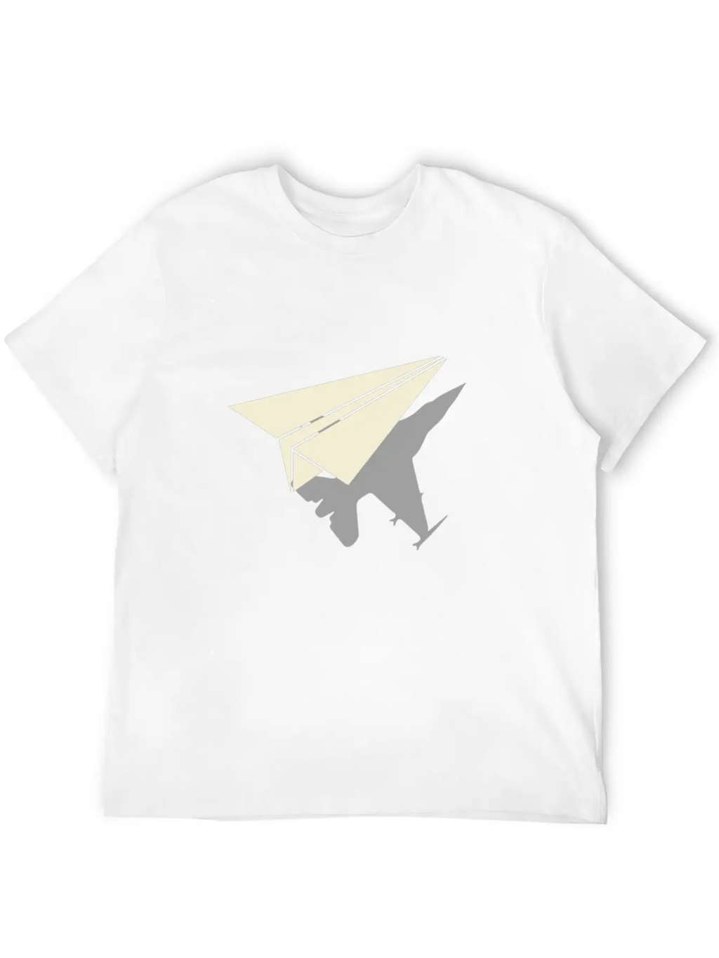 Paper Airplane Shadow B2 Spirt Essential Cotton Tee For Daily Outfits – Unisex Style