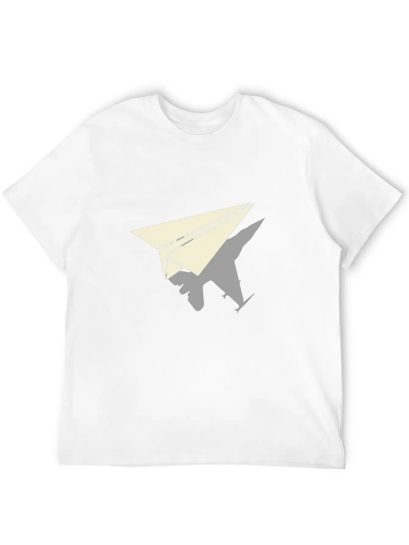 Paper Airplane Shadow B2 Spirt Essential Cotton Tee For Daily Outfits – Unisex Style