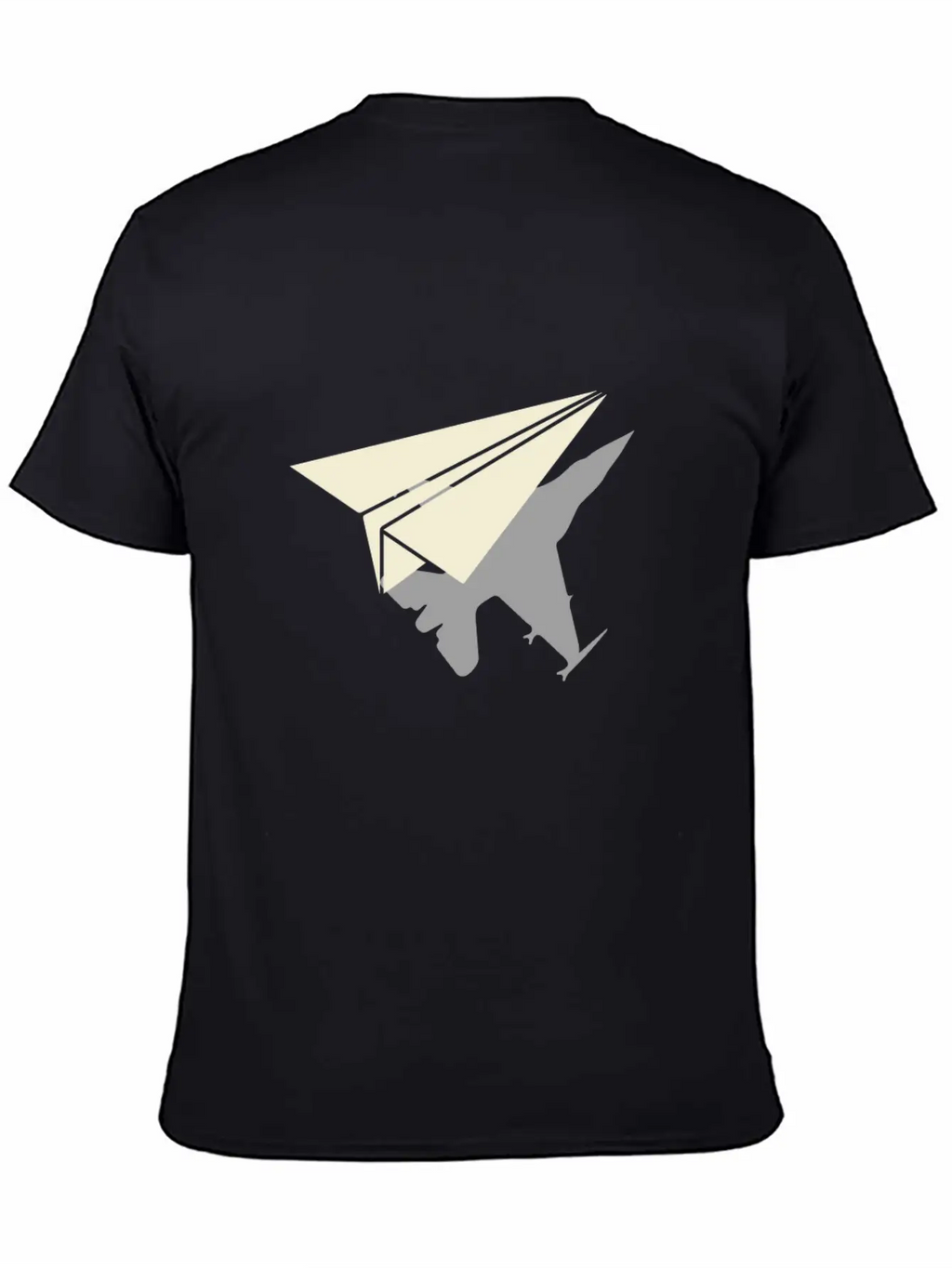 Paper Airplane Shadow B2 Spirt Essential Cotton Tee For Daily Outfits – Unisex Style