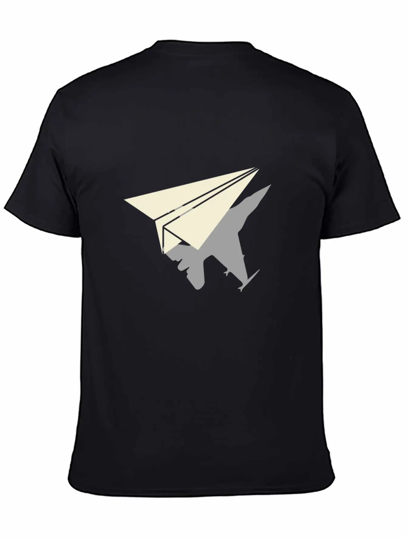 Paper Airplane Shadow B2 Spirt Essential Cotton Tee For Daily Outfits – Unisex Style