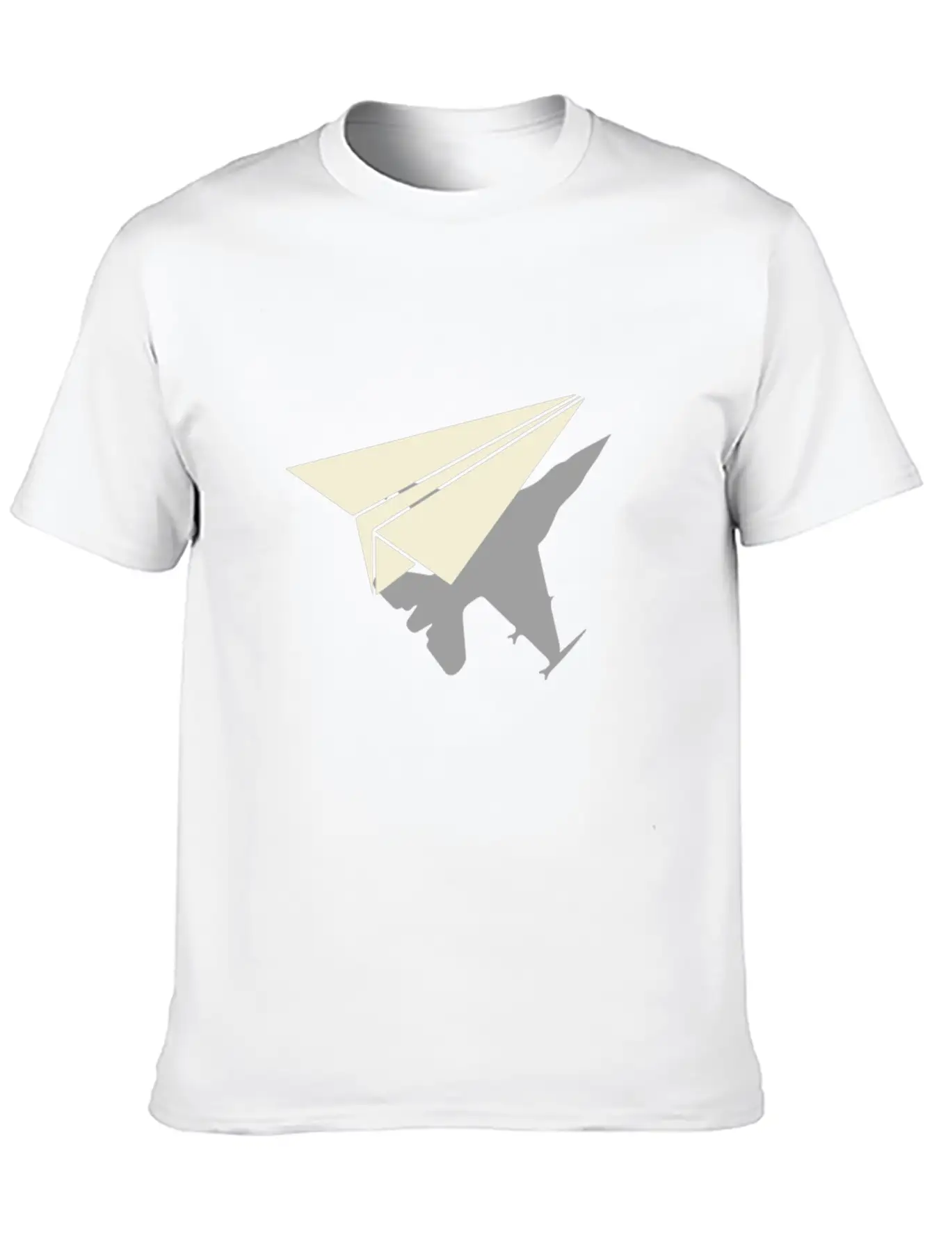 Paper Airplane Shadow B2 Spirt Essential Cotton Tee For Daily Outfits – Unisex Style