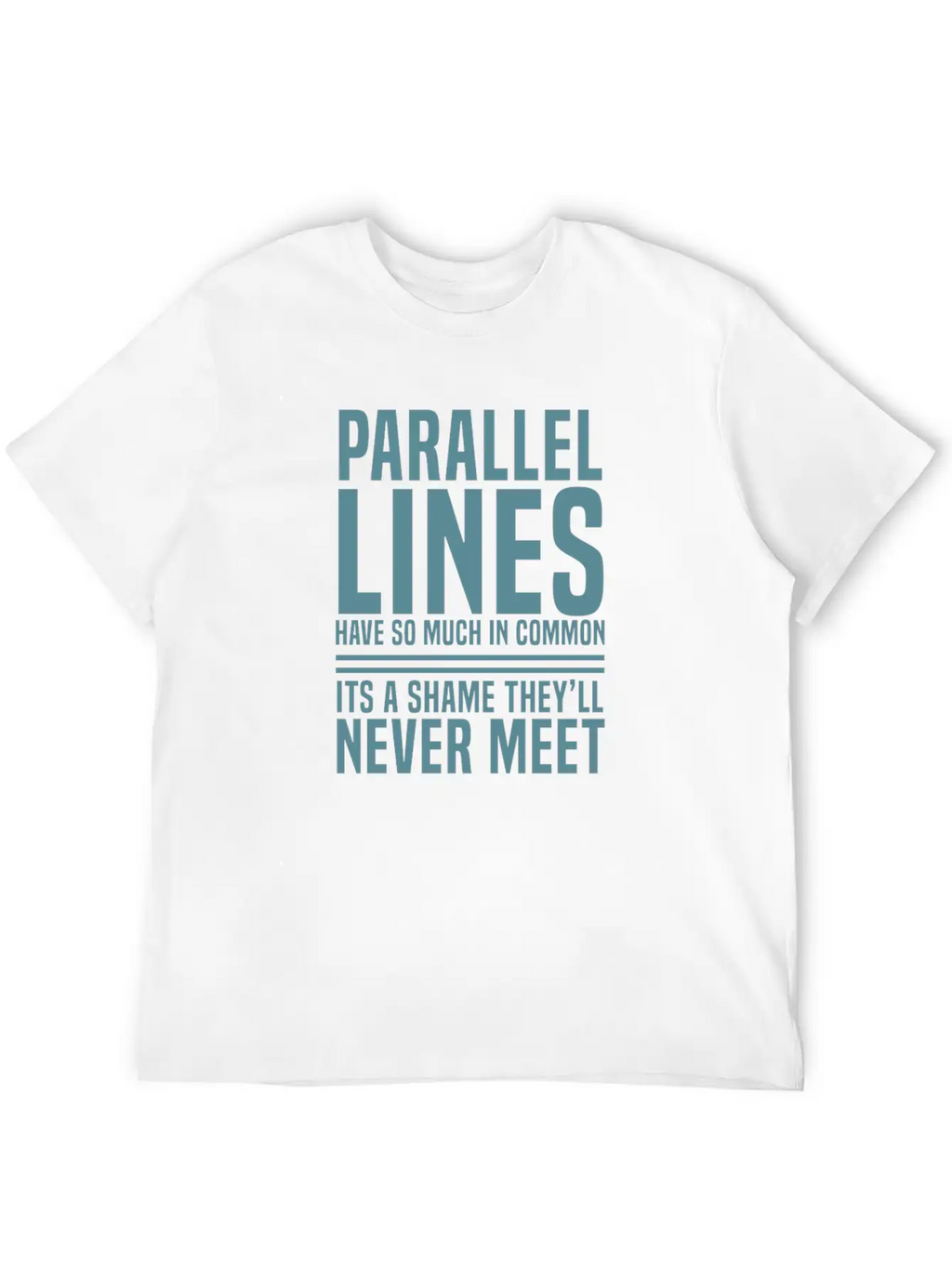 Parallel Lines Classic Fit Graphic Tee For Daily Comfort – Unisex Cotton Shirt