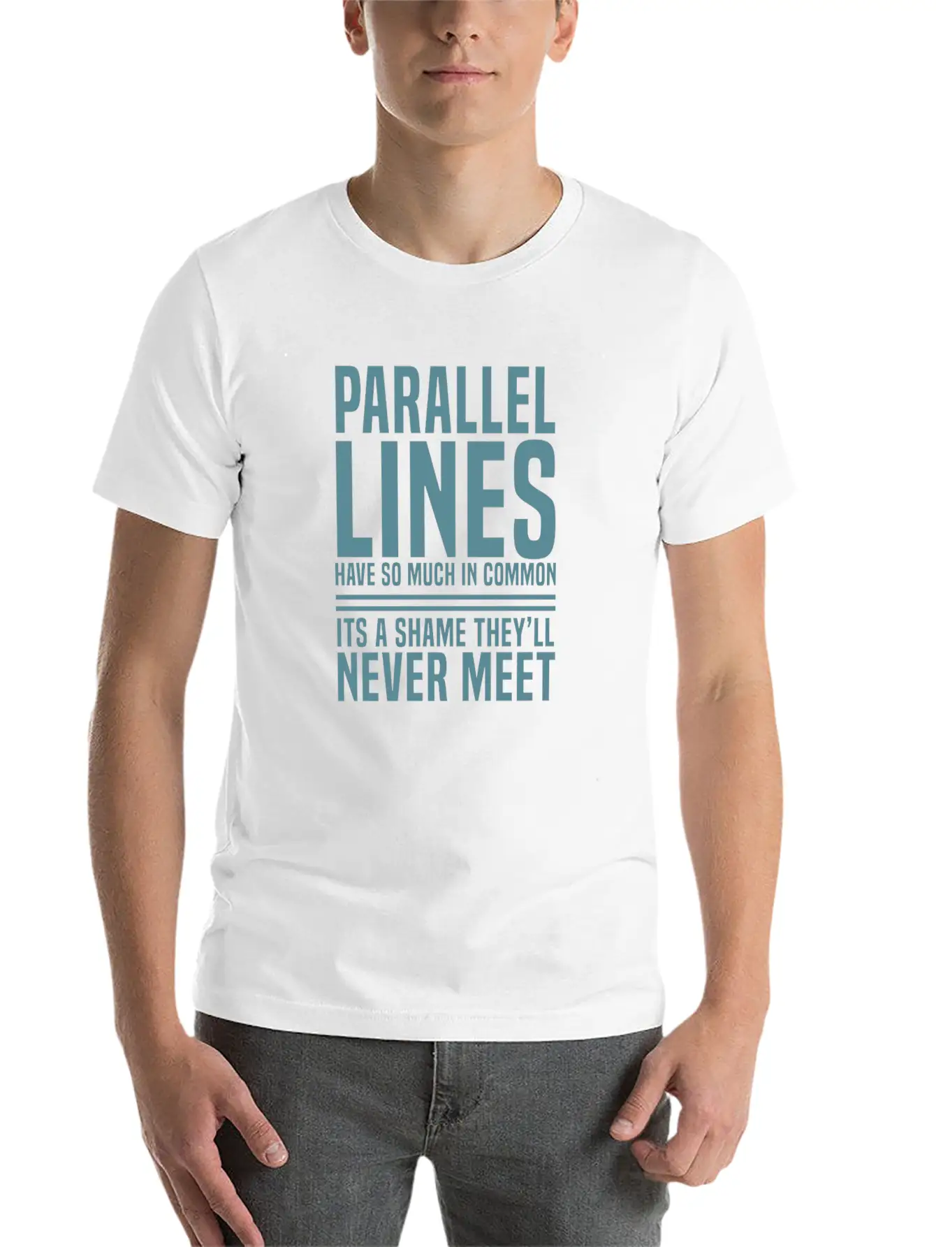 Parallel Lines Classic Fit Graphic Tee For Daily Comfort – Unisex Cotton Shirt
