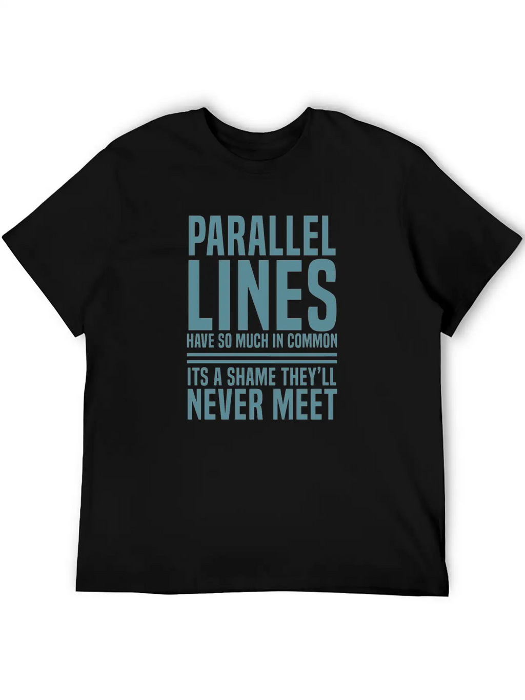 Parallel Lines Classic Fit Graphic Tee For Daily Comfort – Unisex Cotton Shirt