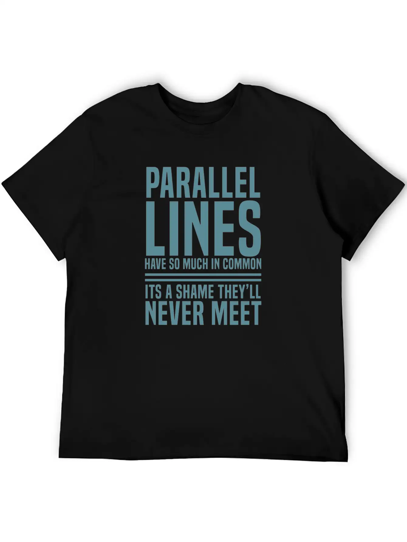 Parallel Lines Classic Fit Graphic Tee For Daily Comfort – Unisex Cotton Shirt