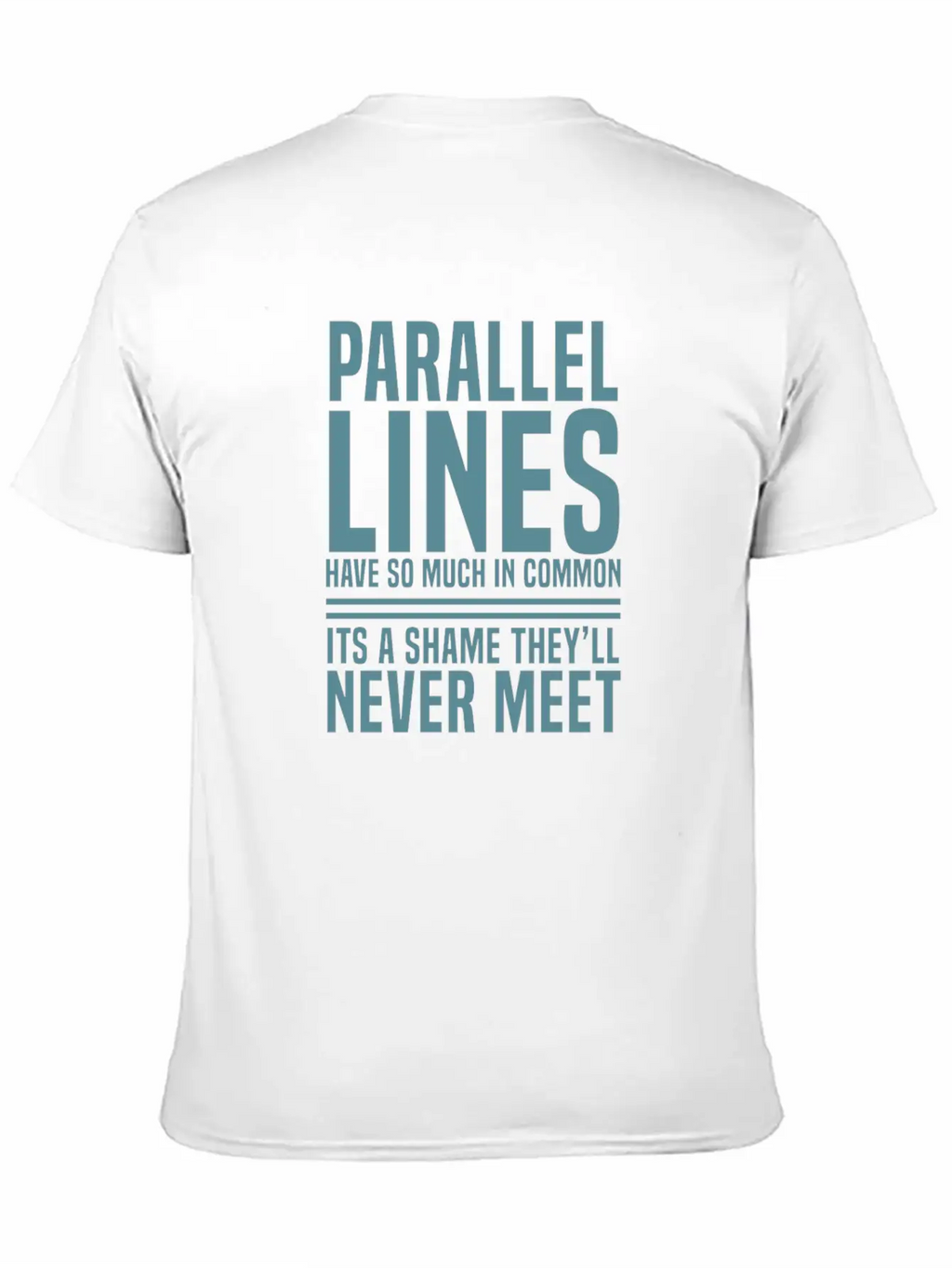 Parallel Lines Classic Fit Graphic Tee For Daily Comfort – Unisex Cotton Shirt