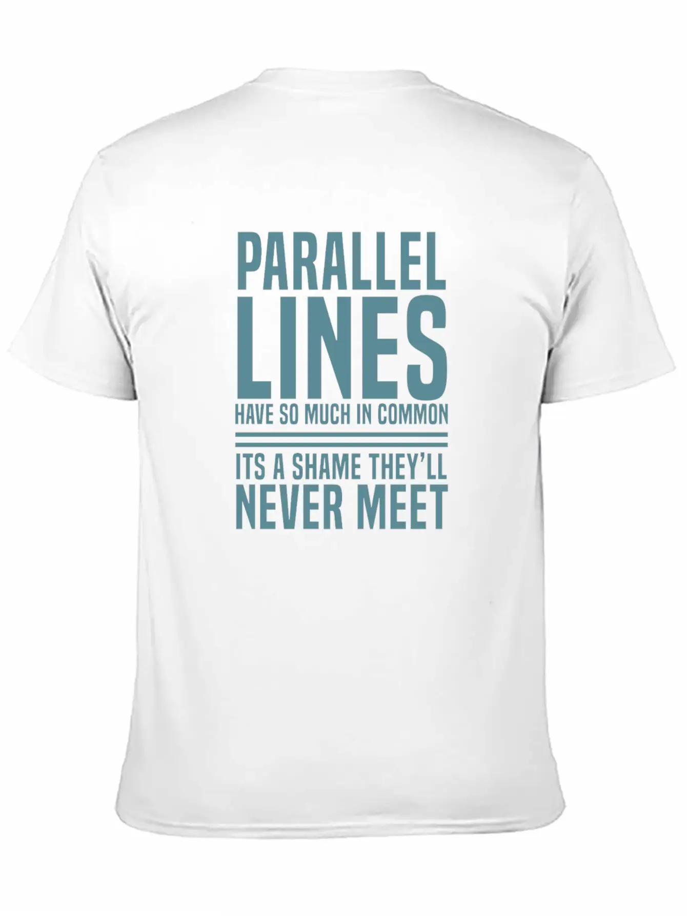 Parallel Lines Classic Fit Graphic Tee For Daily Comfort – Unisex Cotton Shirt