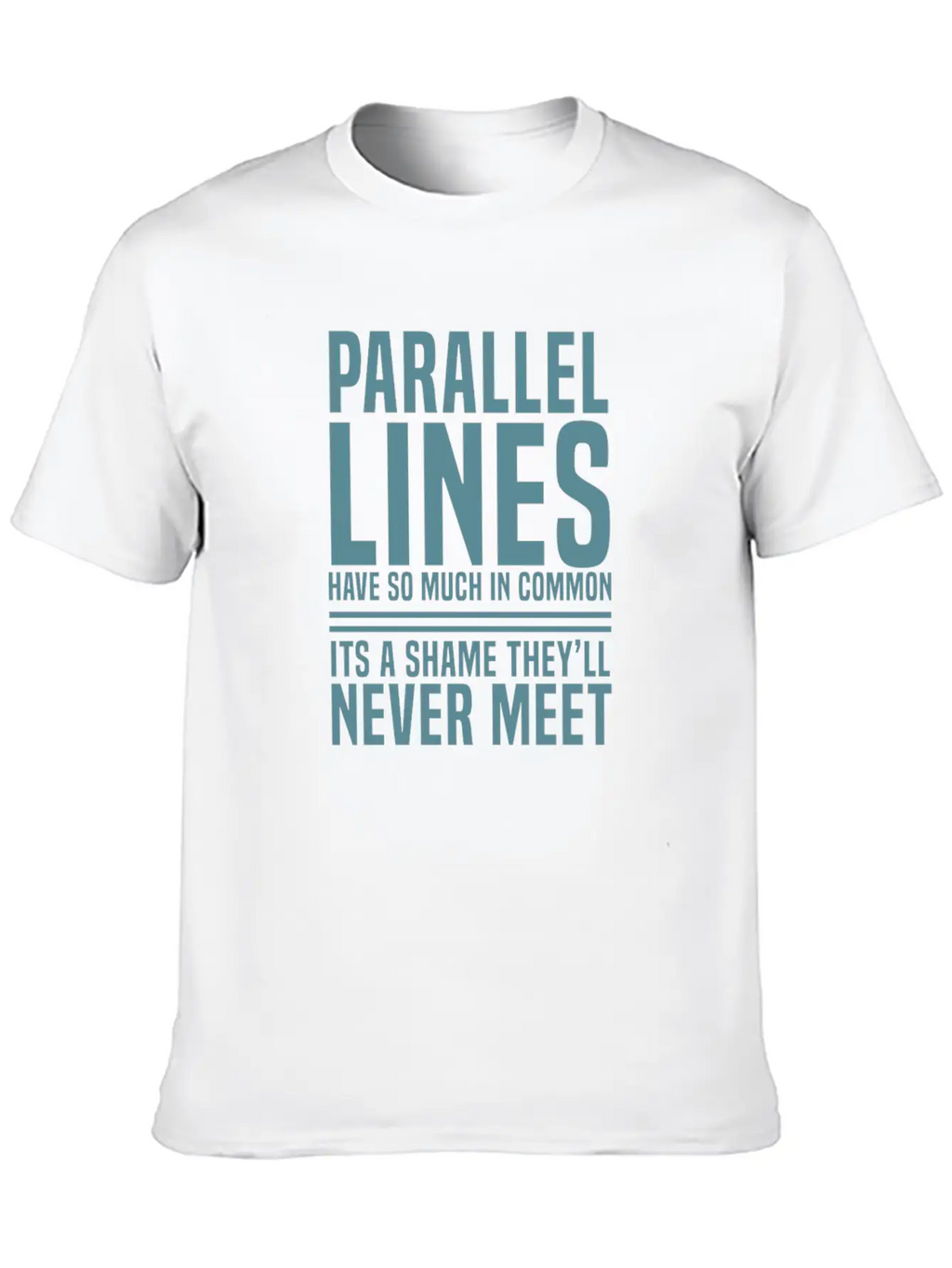 Parallel Lines Classic Fit Graphic Tee For Daily Comfort – Unisex Cotton Shirt