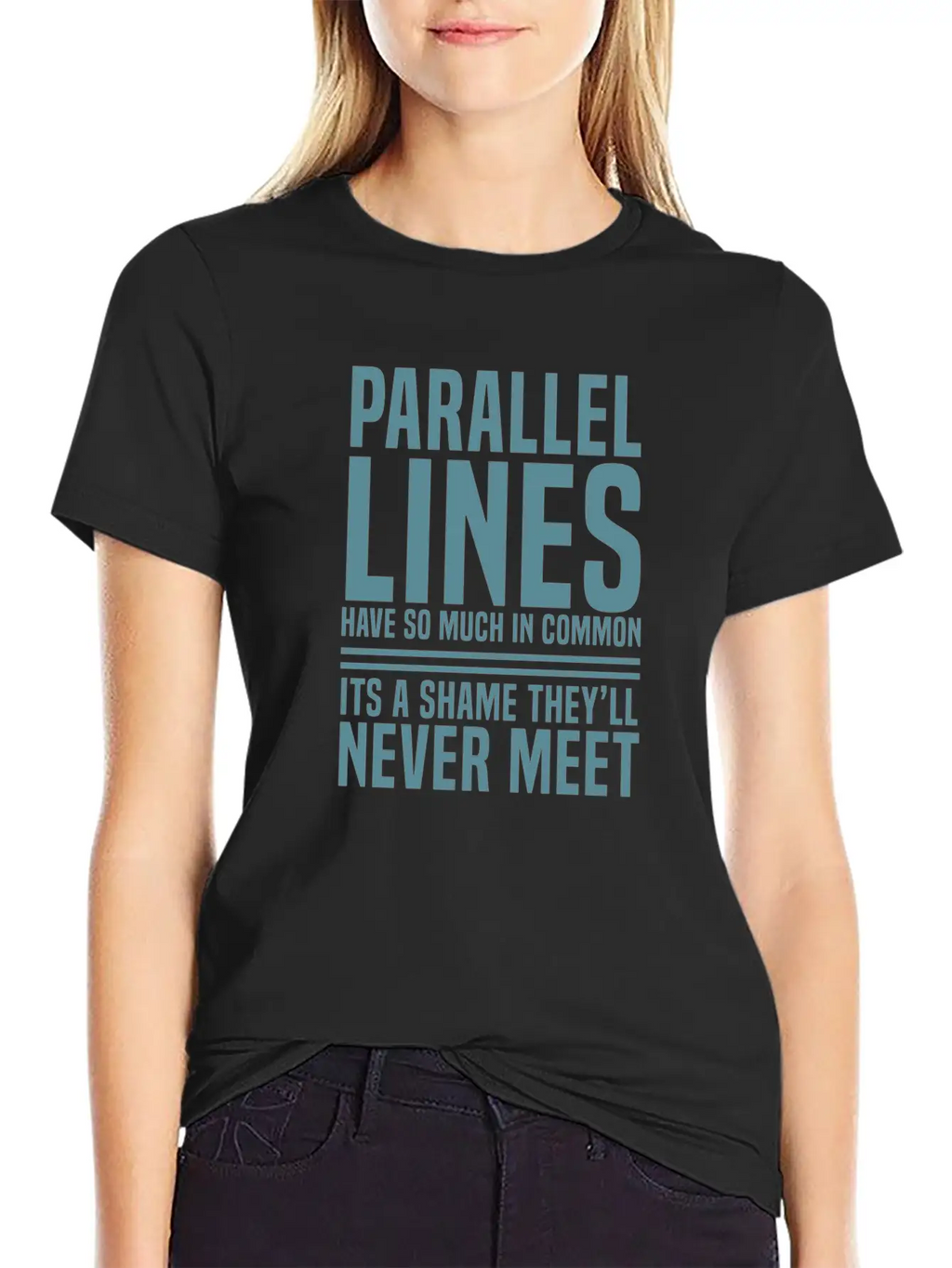 Parallel Lines Classic Fit Graphic Tee For Daily Comfort – Unisex Cotton Shirt