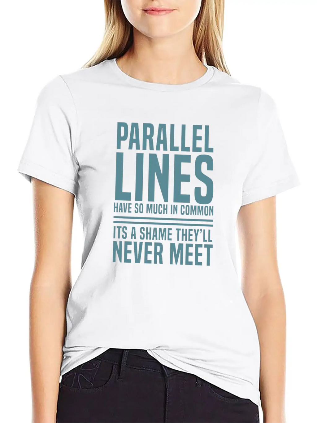 Parallel Lines Classic Fit Graphic Tee For Daily Comfort – Unisex Cotton Shirt