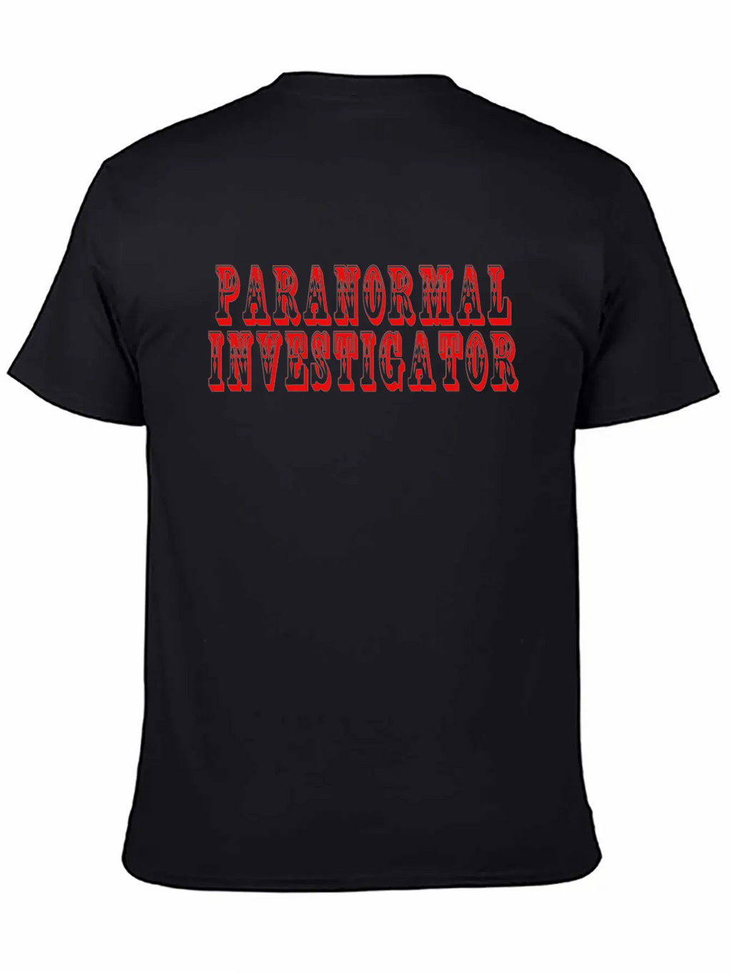 Paranormal Creepy Ghost Hunter Unisex Casual T-Shirt – Clean Design For Daily Comfort