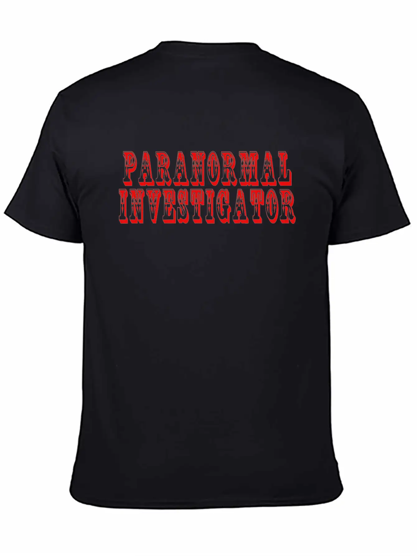 Paranormal Creepy Ghost Hunter Unisex Casual T-Shirt – Clean Design For Daily Comfort
