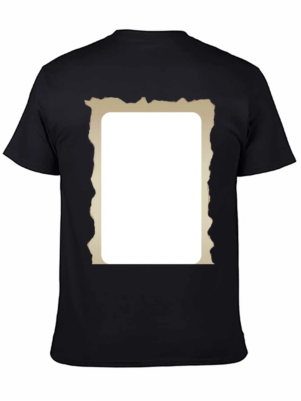 Parchment Border 1 Unisex Short Sleeve Soft Cotton T-Shirt – Casual Everyday Wear