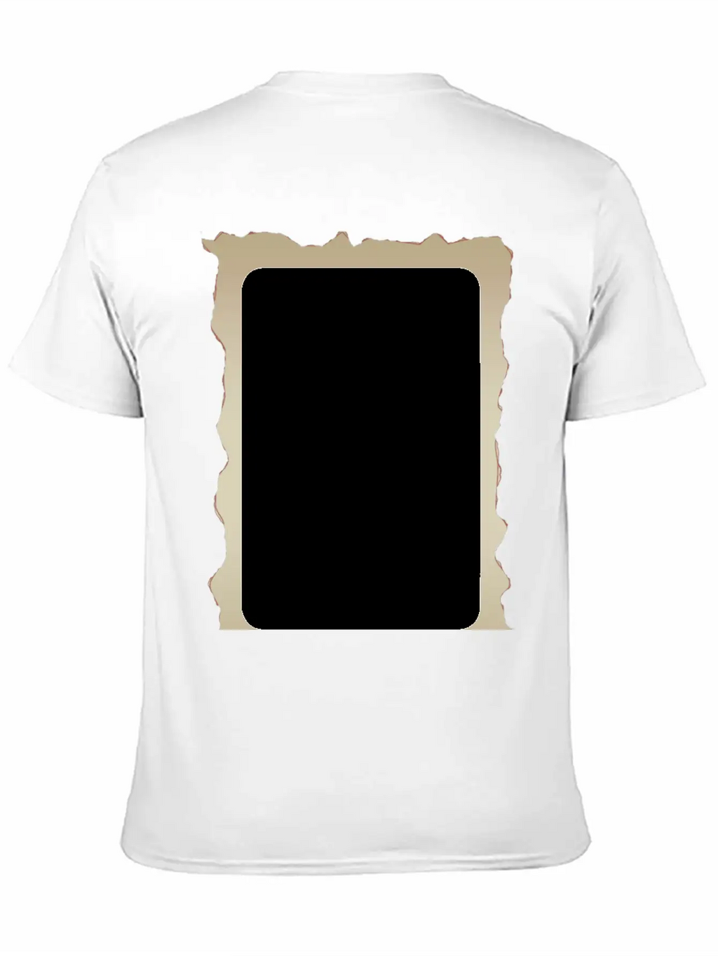Parchment Border 1 Unisex Short Sleeve Soft Cotton T-Shirt – Casual Everyday Wear
