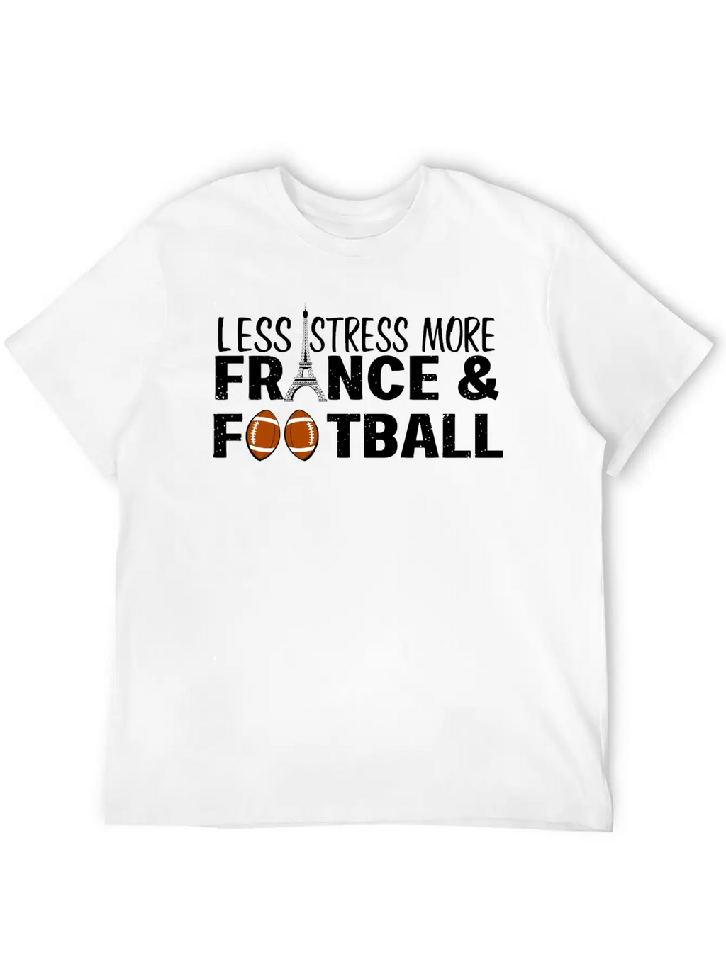 Paris France Eiffel Tower City Traveling Stress Fo Stylish Everyday T-Shirt – Unisex Basic Cotton Tee