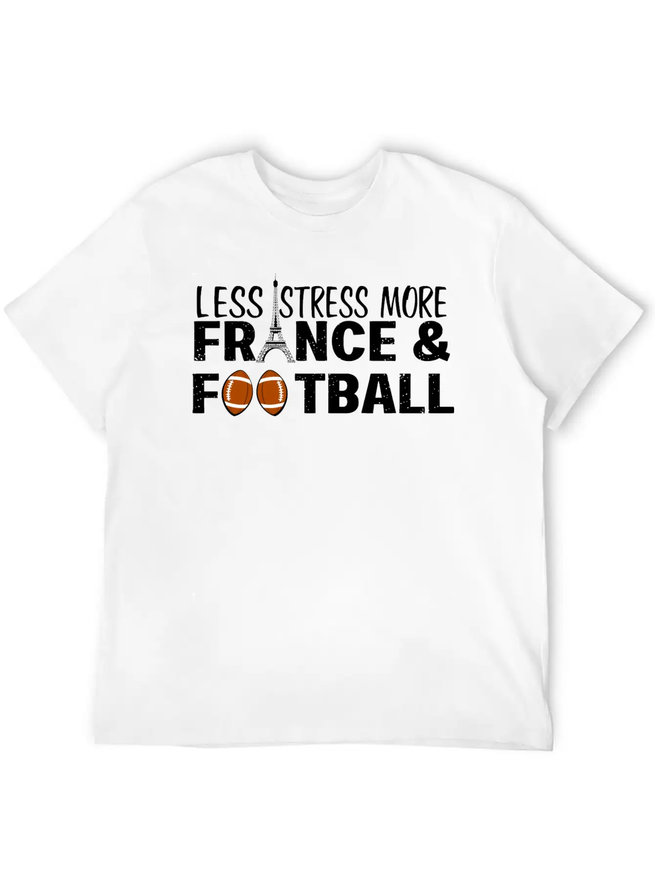 Paris France Eiffel Tower City Traveling Stress Fo Stylish Everyday T-Shirt – Unisex Basic Cotton Tee