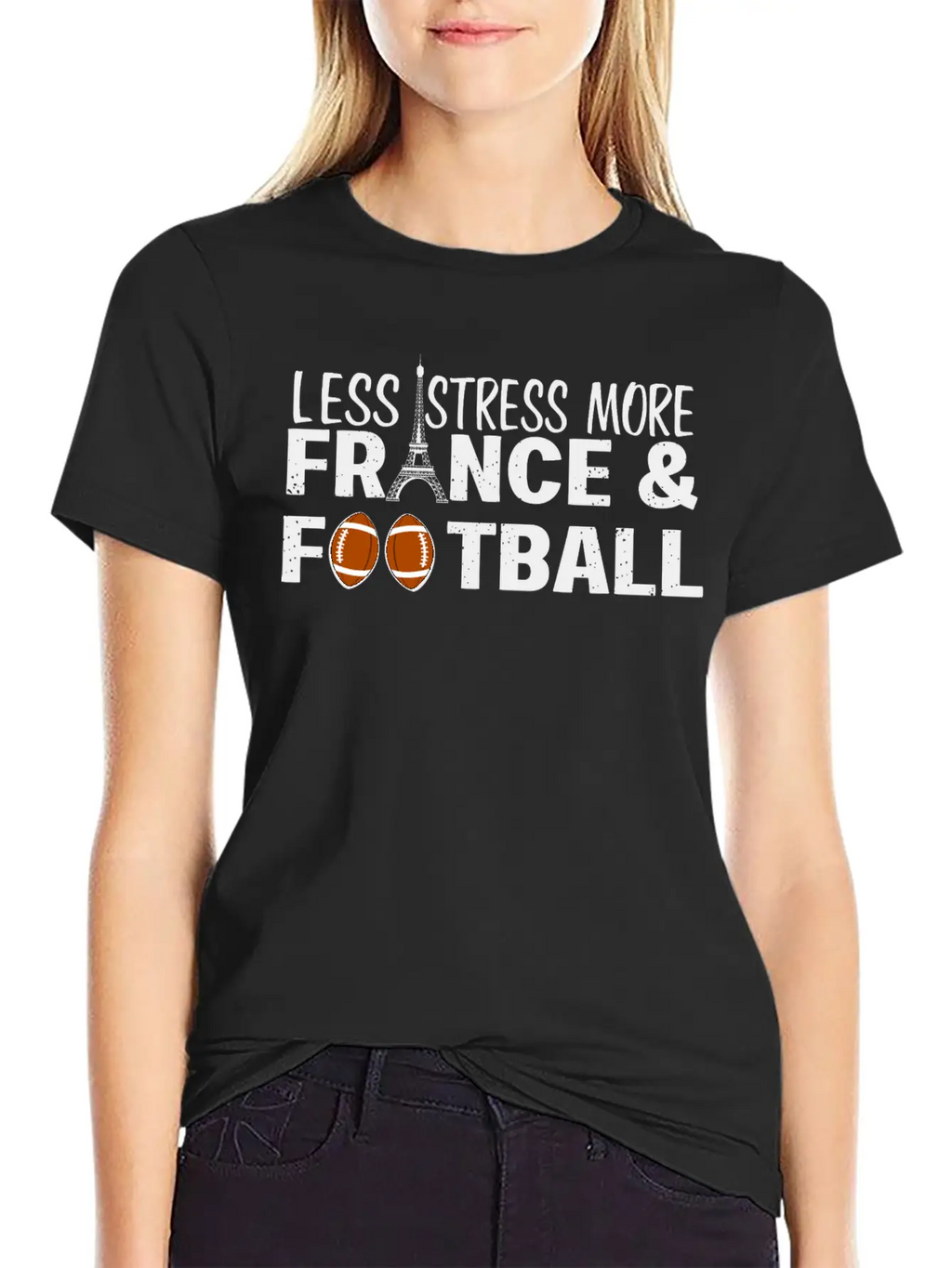 Paris France Eiffel Tower City Traveling Stress Fo Stylish Everyday T-Shirt – Unisex Basic Cotton Tee