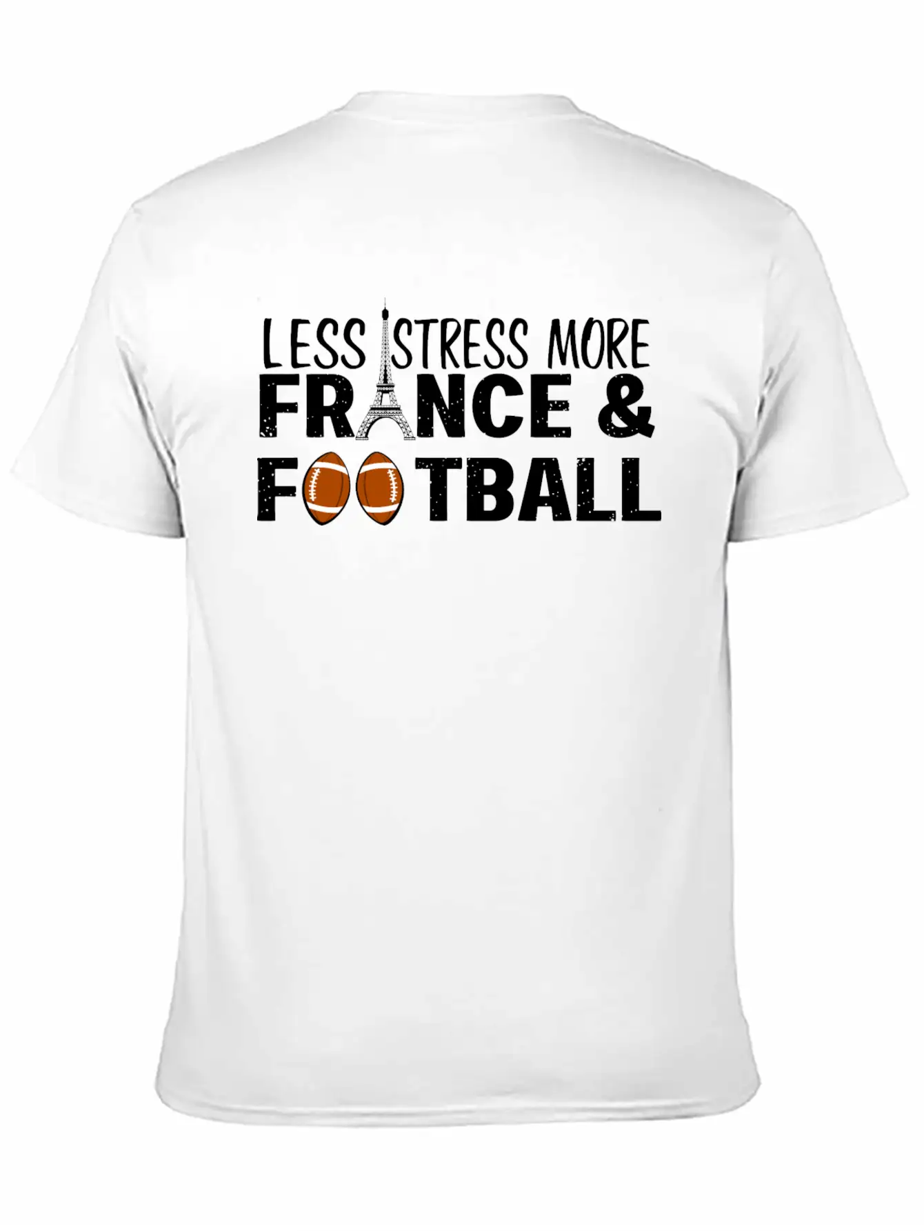 Paris France Eiffel Tower City Traveling Stress Fo Stylish Everyday T-Shirt – Unisex Basic Cotton Tee