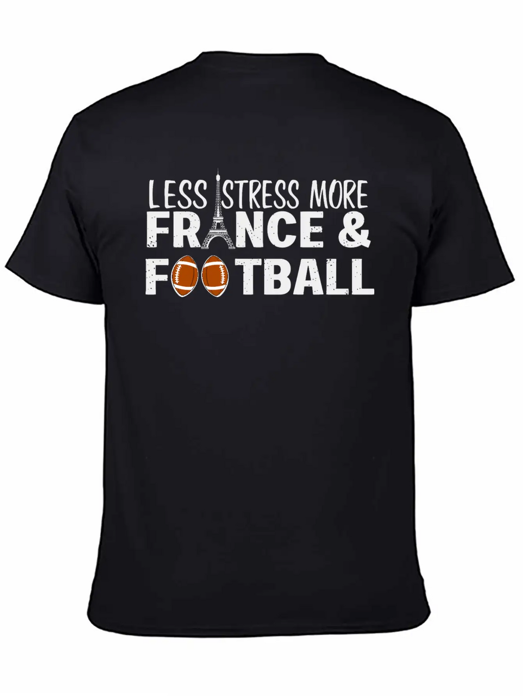 Paris France Eiffel Tower City Traveling Stress Fo Stylish Everyday T-Shirt – Unisex Basic Cotton Tee