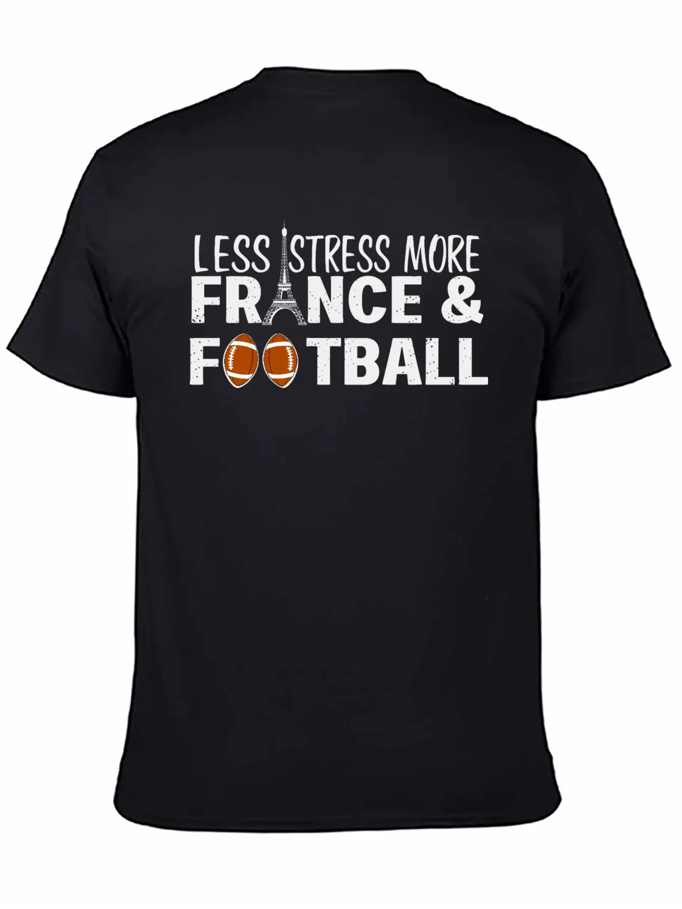 Paris France Eiffel Tower City Traveling Stress Fo Stylish Everyday T-Shirt – Unisex Basic Cotton Tee