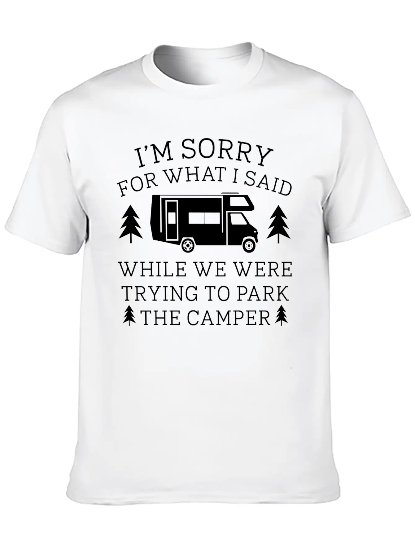 Park The Camper Unisex Casual T-Shirt – Clean Design For Daily Comfort