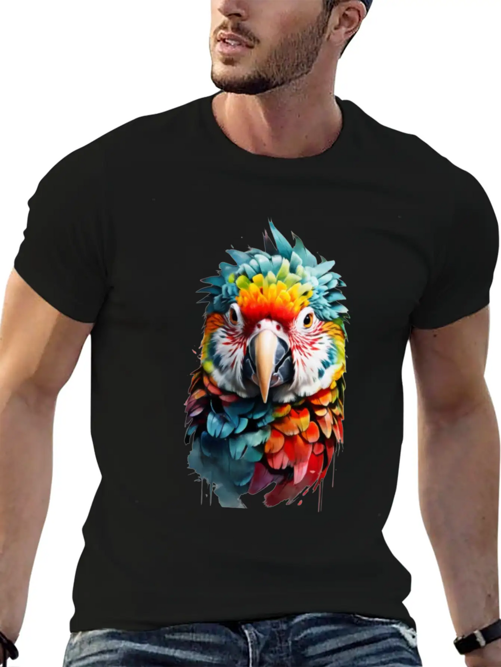 Parrot Cockatoo, Macaw, Budgie Classic Fit Graphic Tee For Daily Comfort – Unisex Cotton Shirt