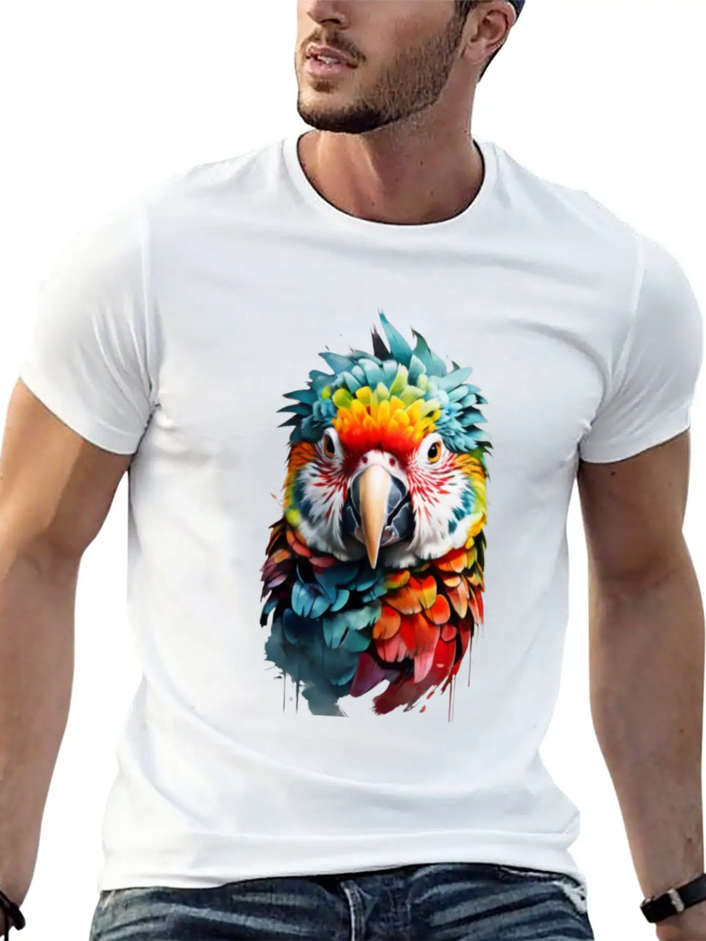 Parrot Cockatoo, Macaw, Budgie Classic Fit Graphic Tee For Daily Comfort – Unisex Cotton Shirt