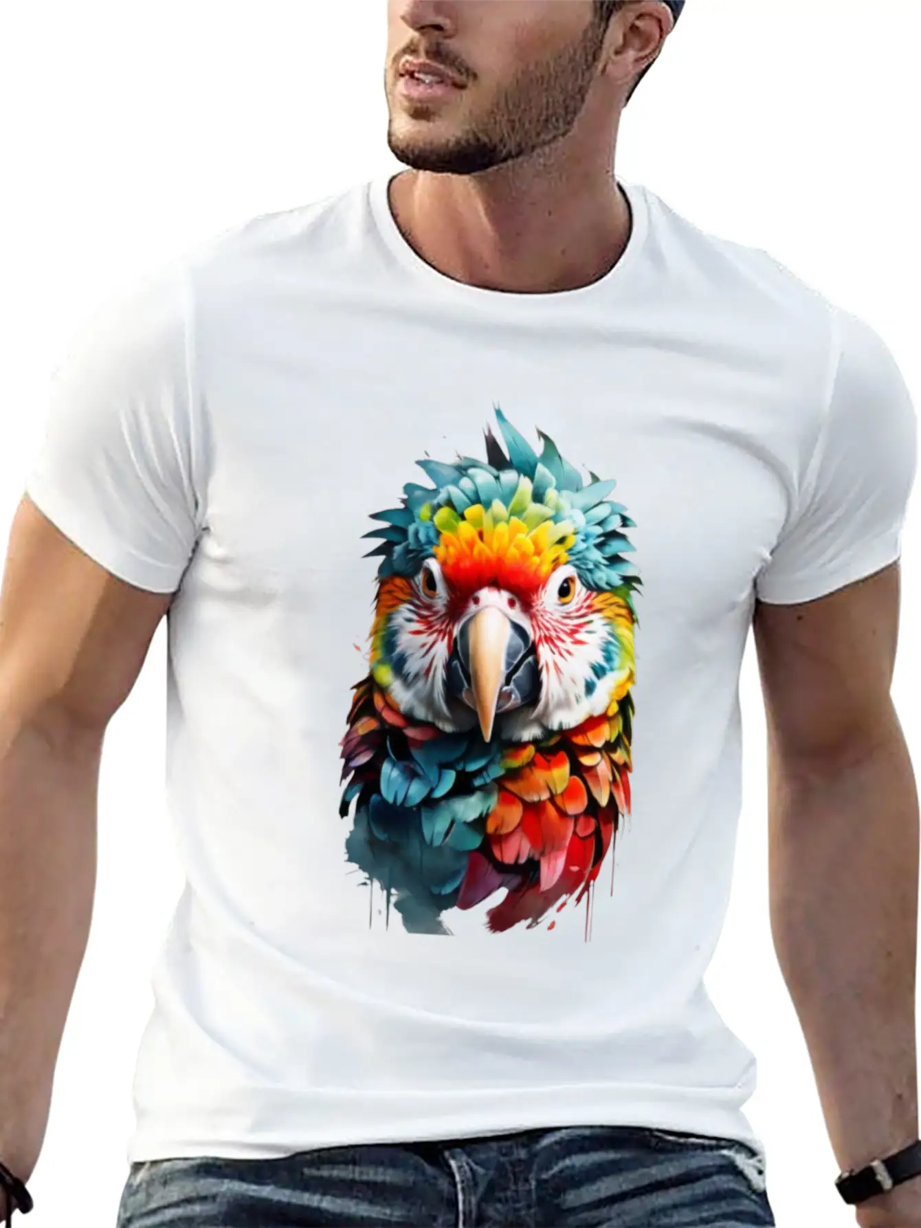 Parrot Cockatoo, Macaw, Budgie Classic Fit Graphic Tee For Daily Comfort – Unisex Cotton Shirt