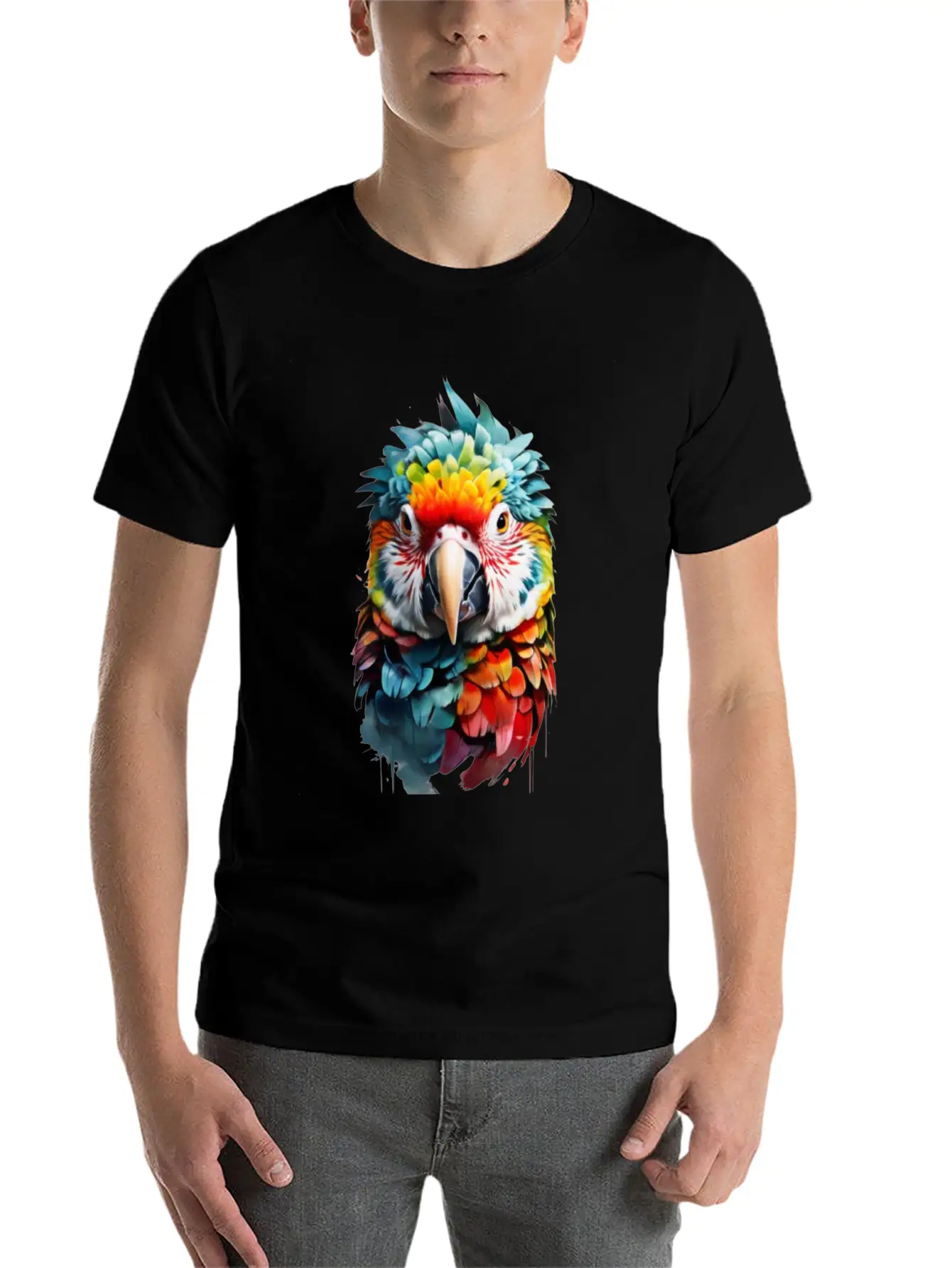 Parrot Cockatoo, Macaw, Budgie Classic Fit Graphic Tee For Daily Comfort – Unisex Cotton Shirt