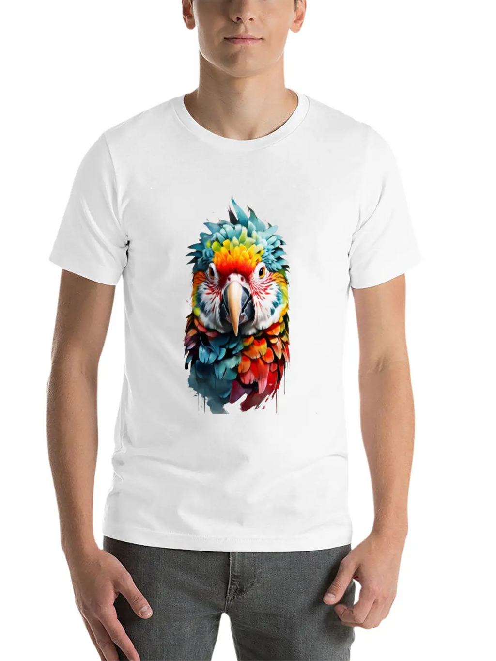 Parrot Cockatoo, Macaw, Budgie Classic Fit Graphic Tee For Daily Comfort – Unisex Cotton Shirt