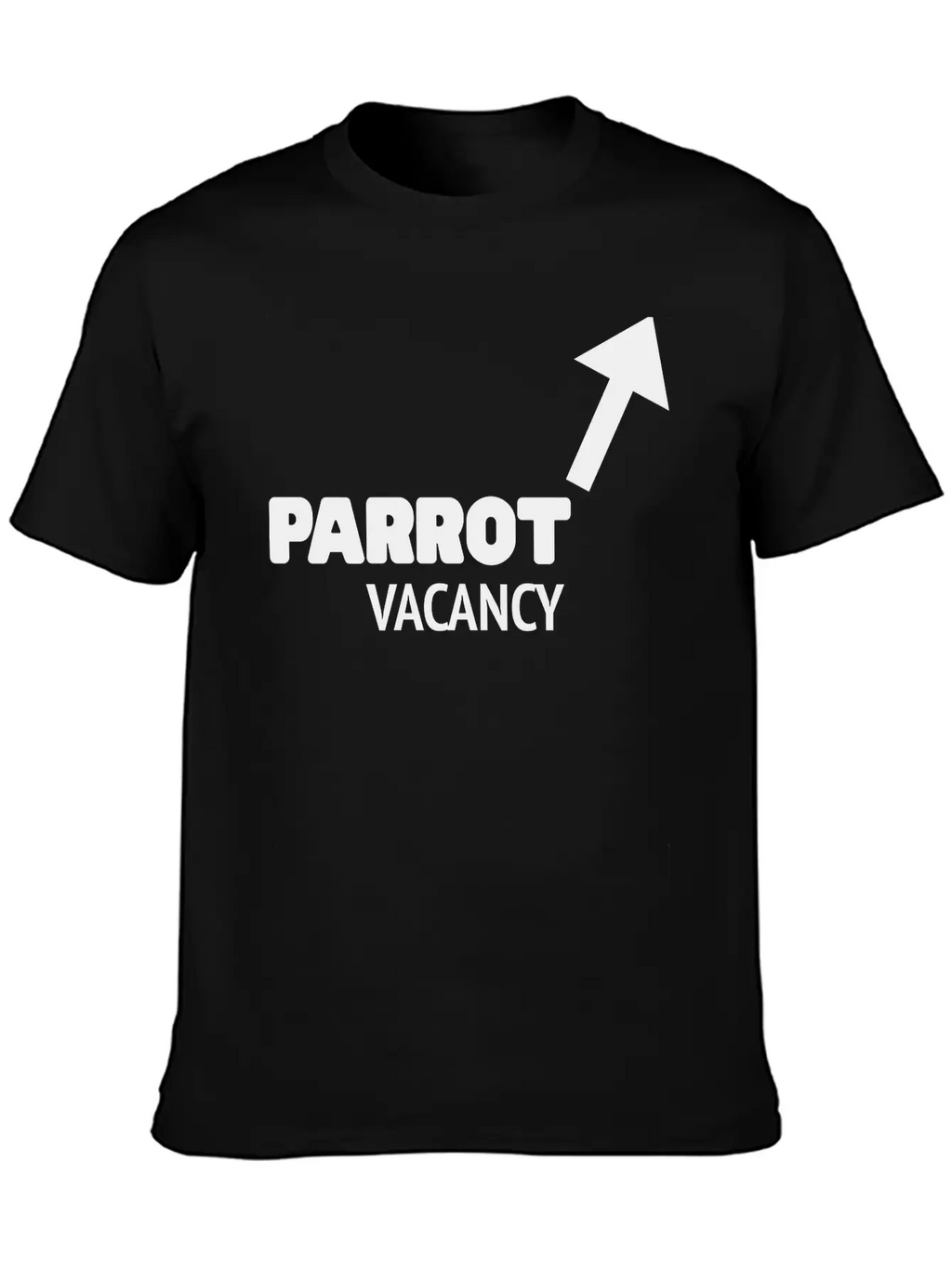 Parrot Vacancy - Pirate Unisex Casual T-Shirt – Clean Design For Daily Comfort