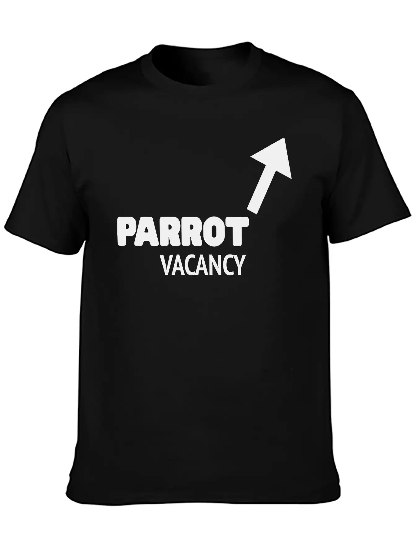 Parrot Vacancy - Pirate Unisex Casual T-Shirt – Clean Design For Daily Comfort
