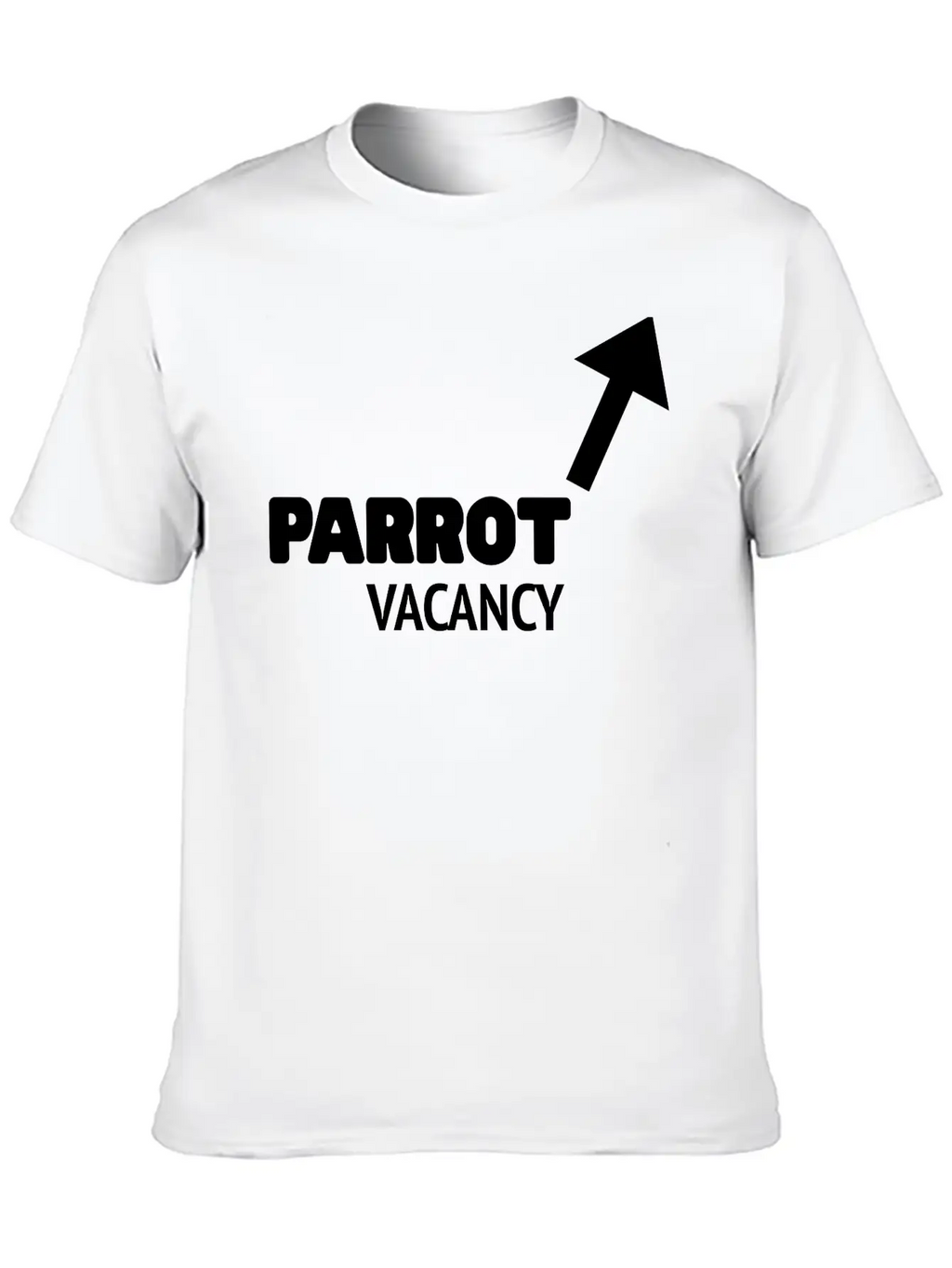 Parrot Vacancy - Pirate Unisex Casual T-Shirt – Clean Design For Daily Comfort