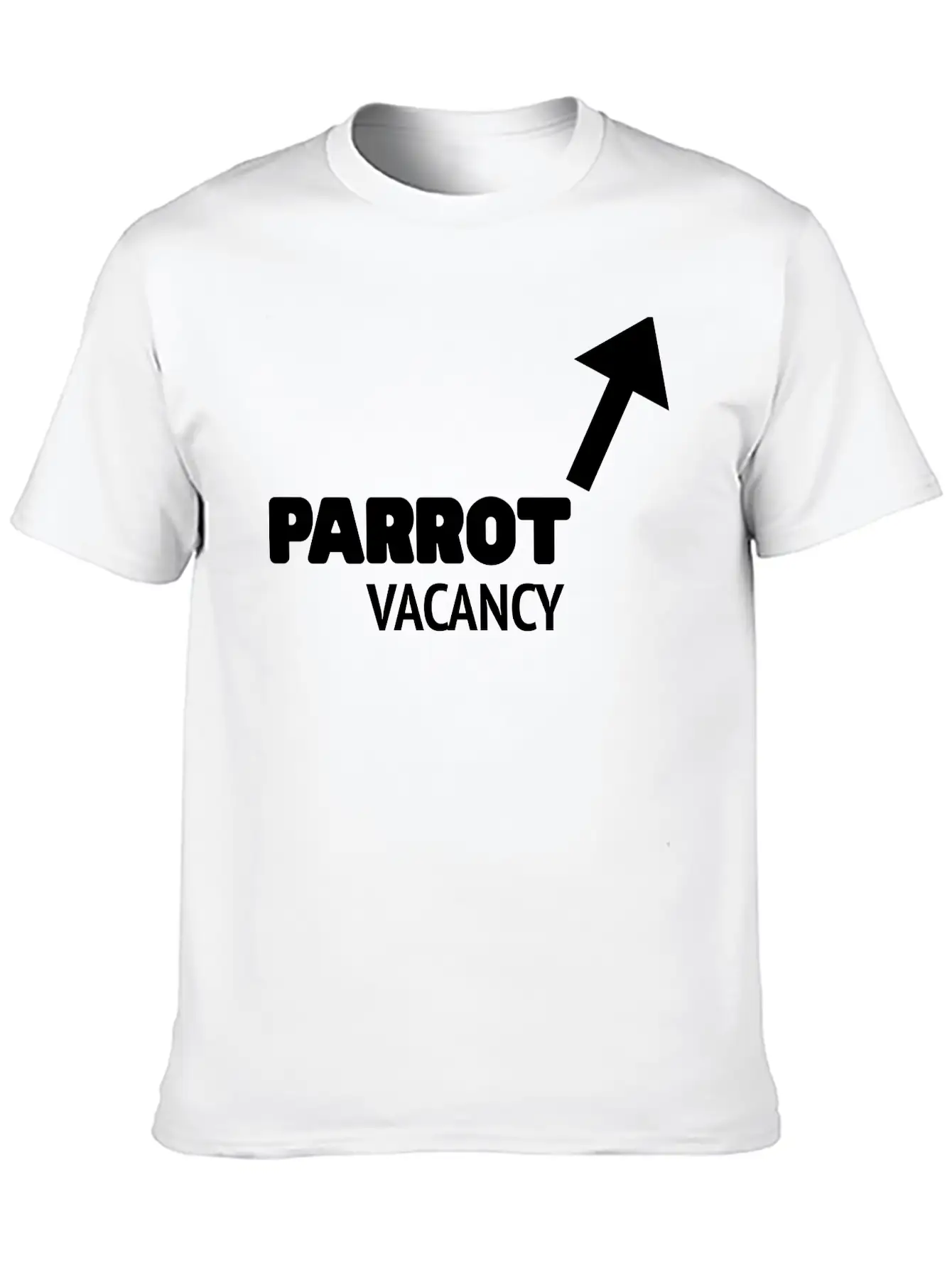 Parrot Vacancy - Pirate Unisex Casual T-Shirt – Clean Design For Daily Comfort