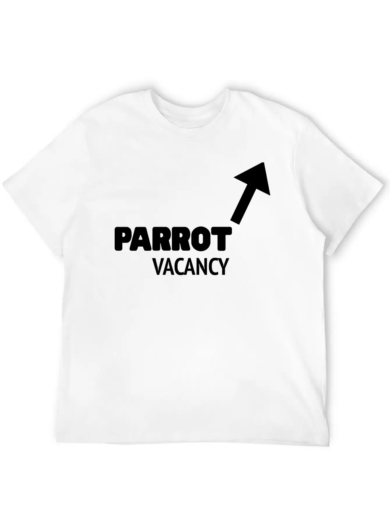 Parrot Vacancy - Pirate Unisex Casual T-Shirt – Clean Design For Daily Comfort