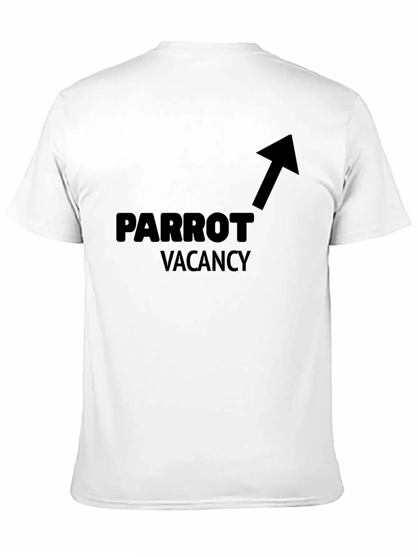 Parrot Vacancy - Pirate Unisex Casual T-Shirt – Clean Design For Daily Comfort