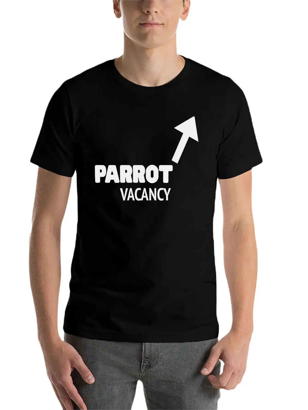Parrot Vacancy - Pirate Unisex Casual T-Shirt – Clean Design For Daily Comfort