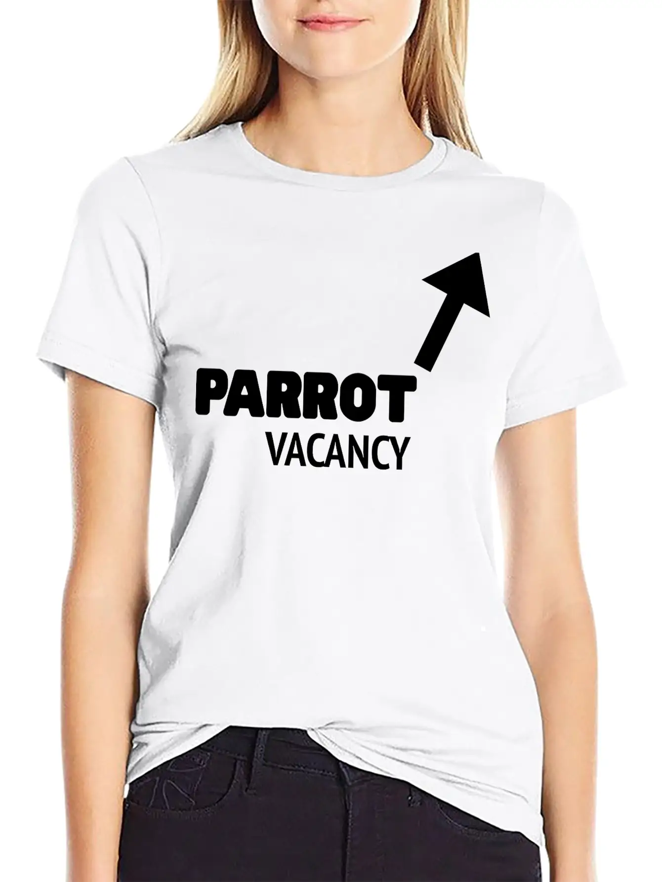 Parrot Vacancy - Pirate Unisex Casual T-Shirt – Clean Design For Daily Comfort