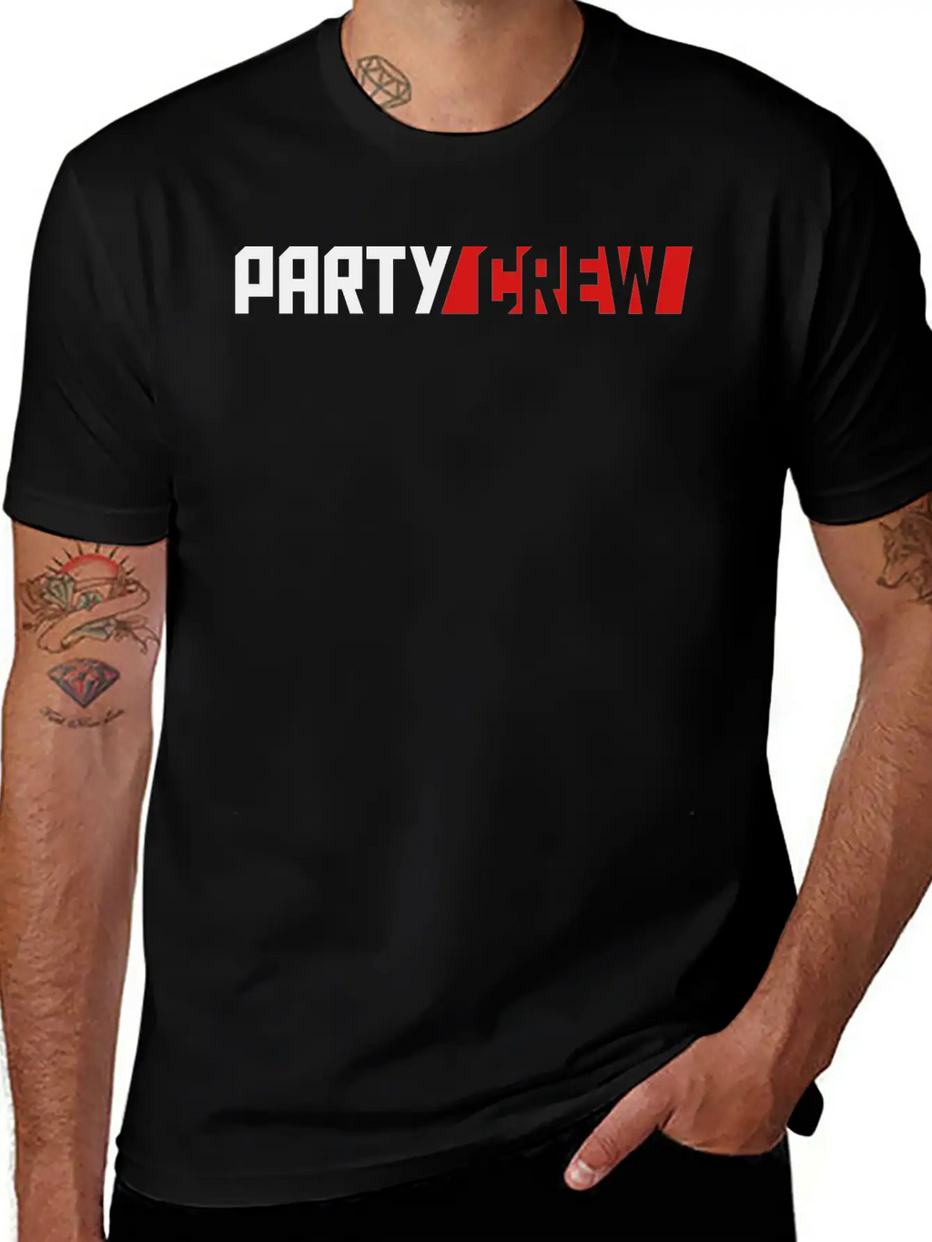 Party Crew Friends Team Crew Club Design Dance Fas Essential Cotton Tee For Daily Outfits – Unisex Style