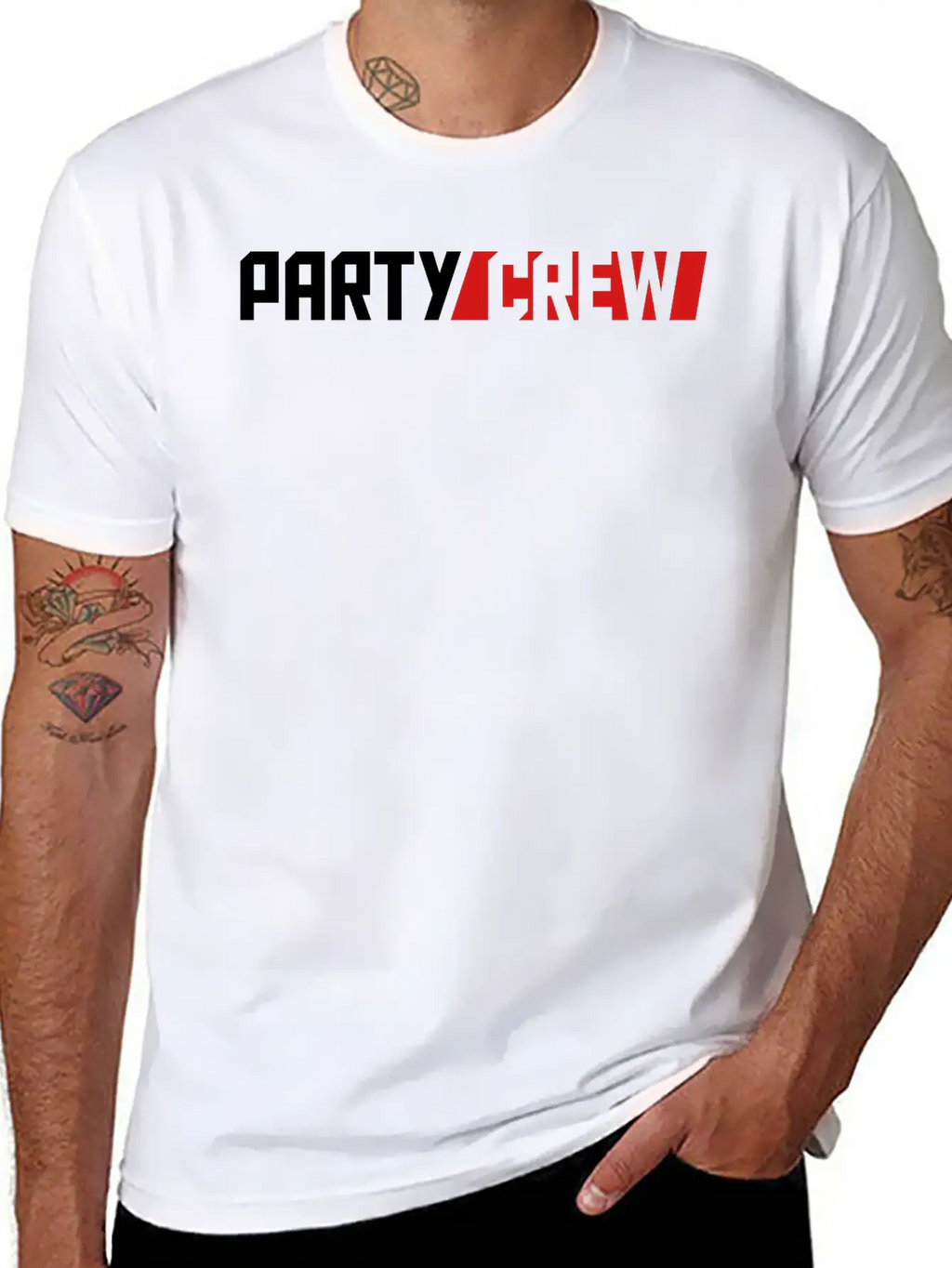 Party Crew Friends Team Crew Club Design Dance Fas Essential Cotton Tee For Daily Outfits – Unisex Style